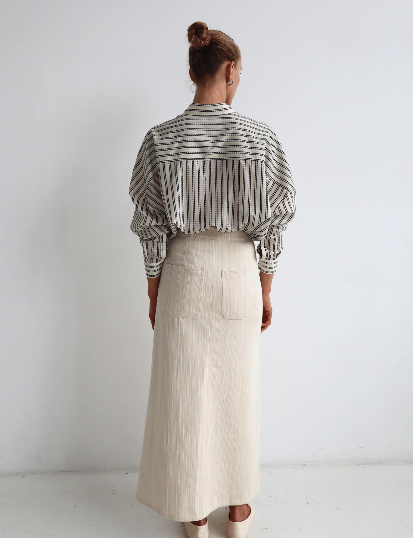 Amani Cream Skirt - Image 3