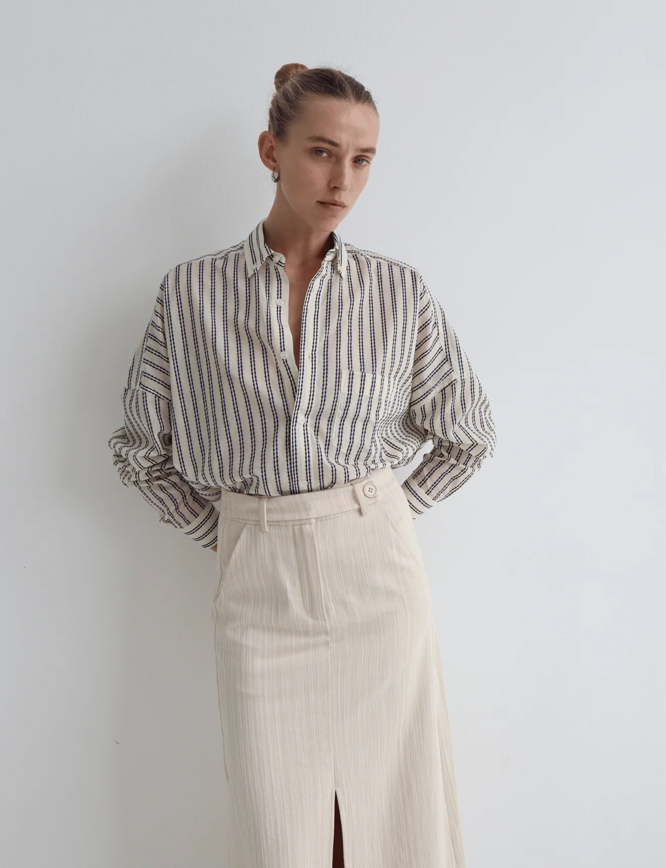 Amani Cream Skirt - Image 4