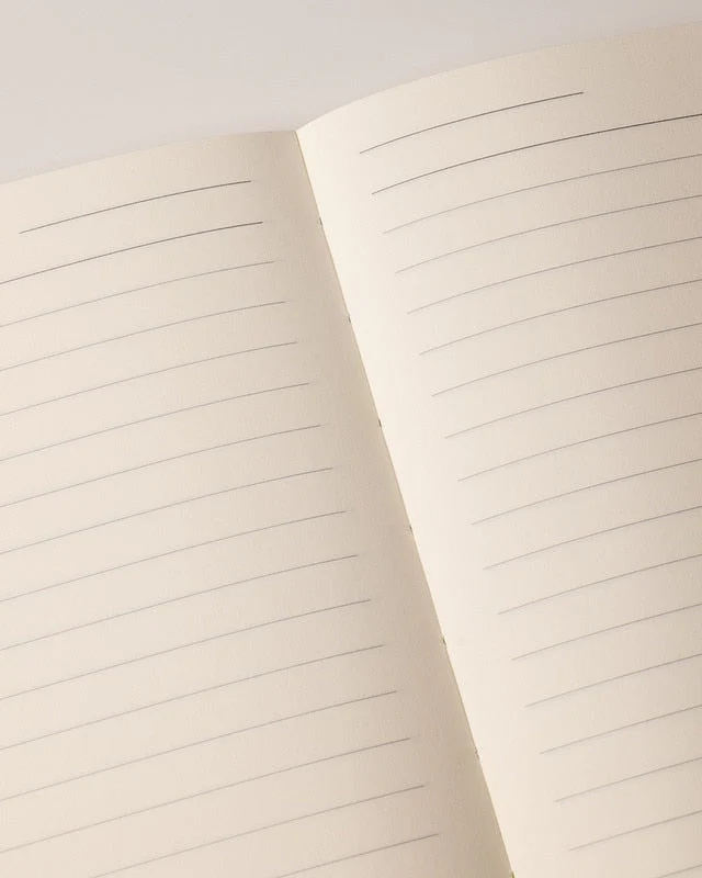 A5 Ruled Notebook - Navy - Image 3