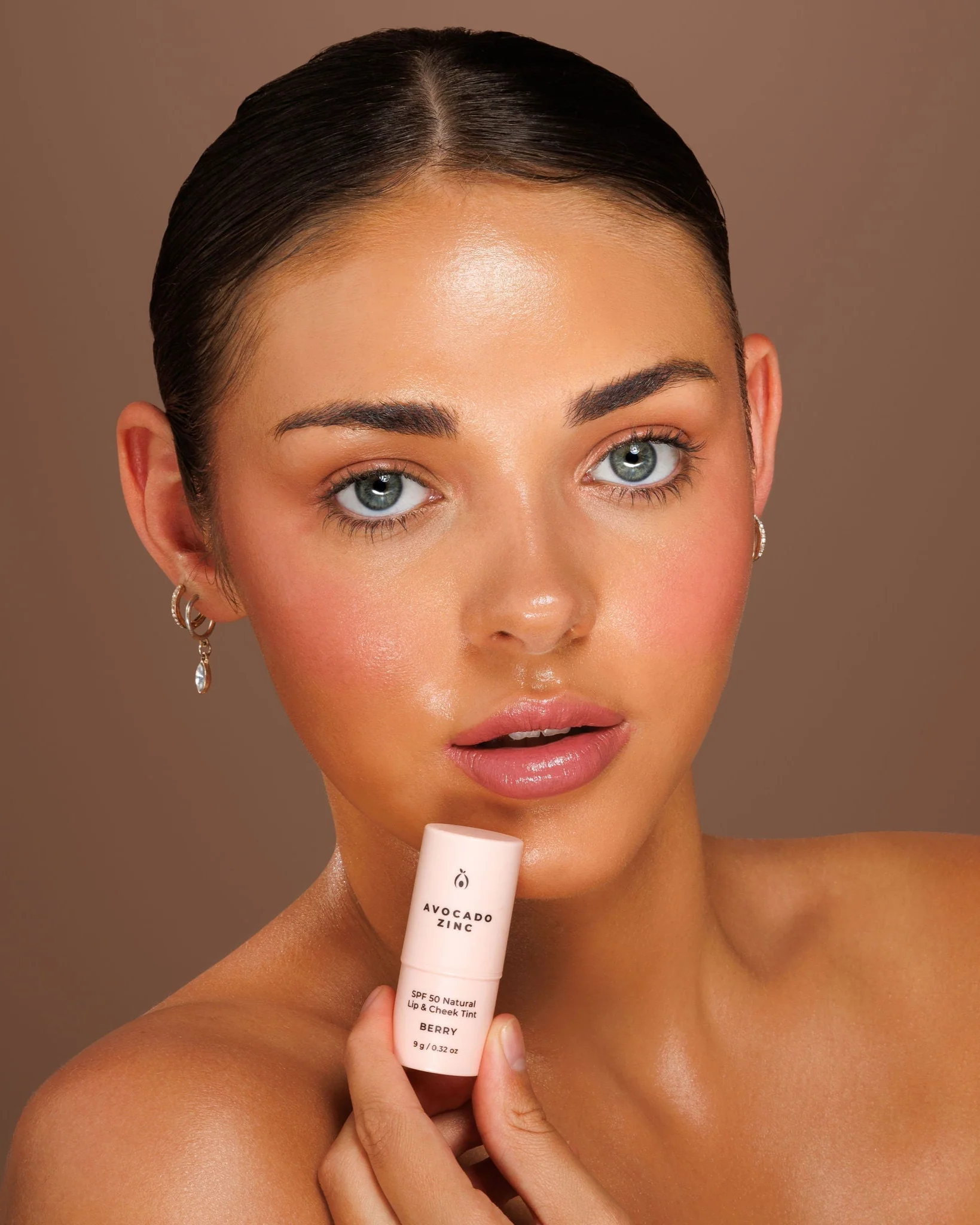 Spf 50 Natural Lip & Cheek Tint - Berry - Image 3