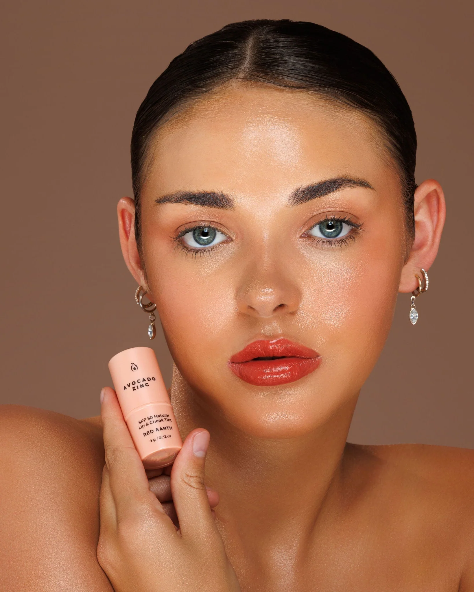 Spf 50 Natural Lip & Cheek Tint - Red Earth - Image 3