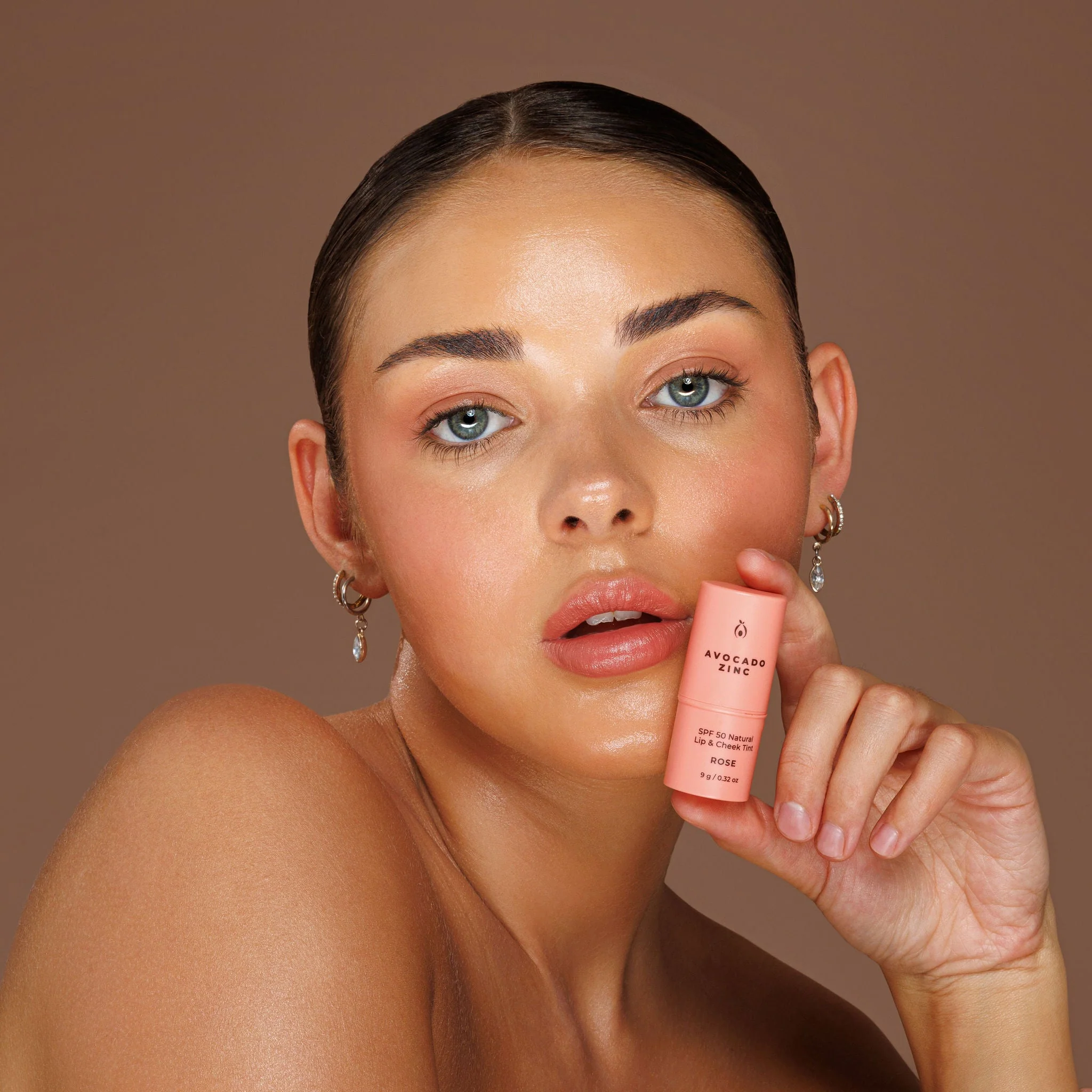 Spf 50 Natural Lip & Cheek Tint - Rose - Image 4