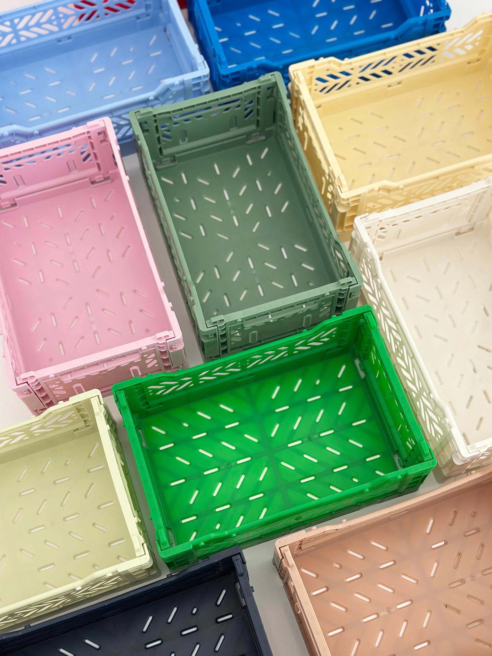 Folding Crates - Almond Green - Image 4