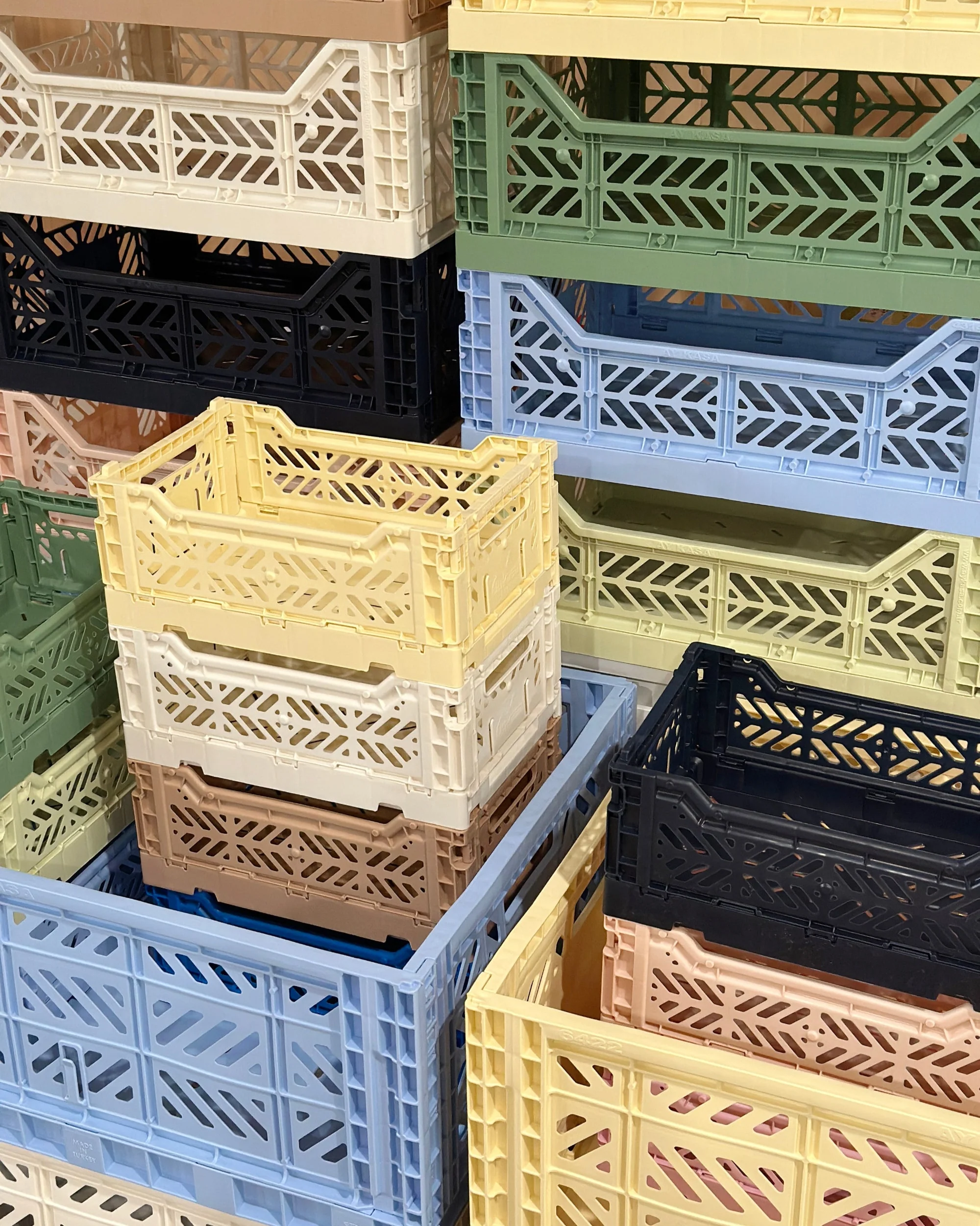 Folding Crates - Almond Green - Image 5