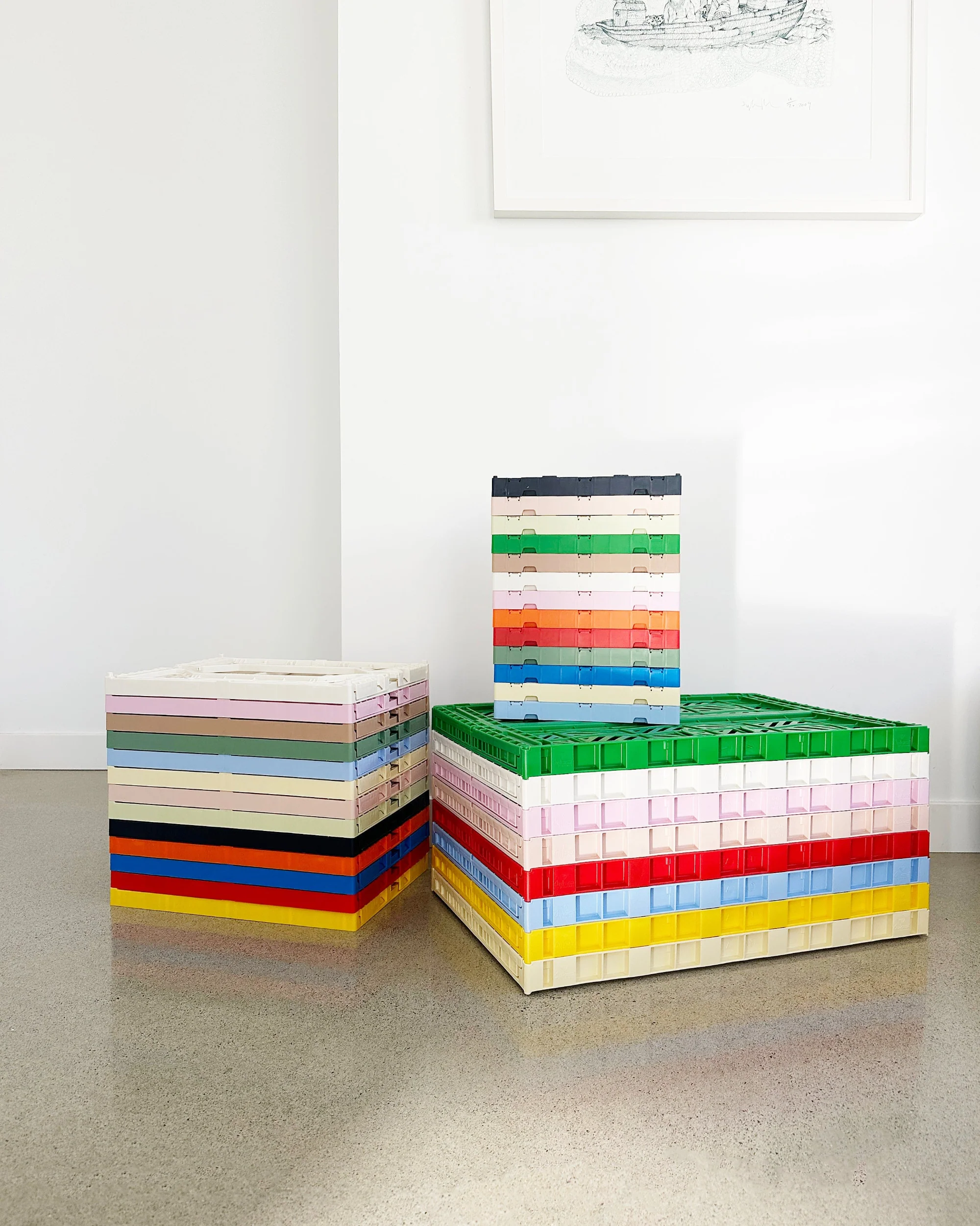 Folding Crates - Baby Blue - Image 4