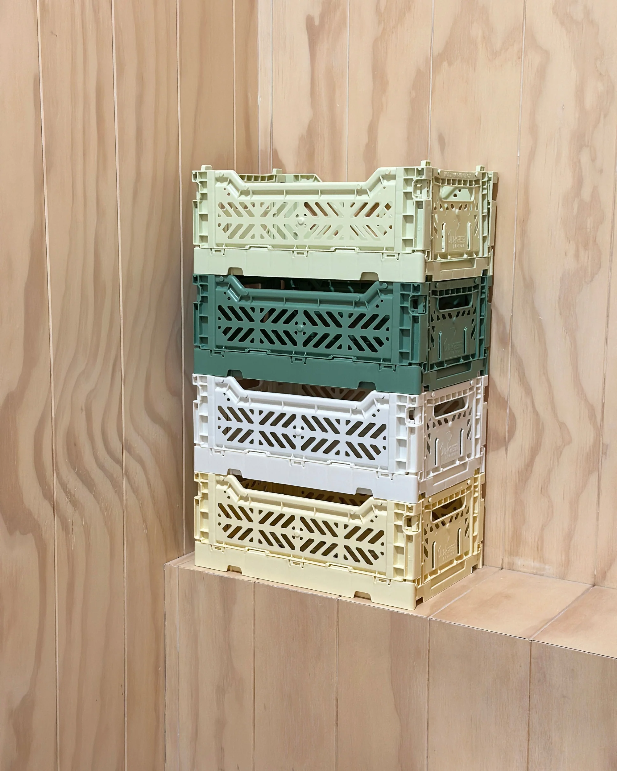 Folding Crates - Lime Cream - Image 3