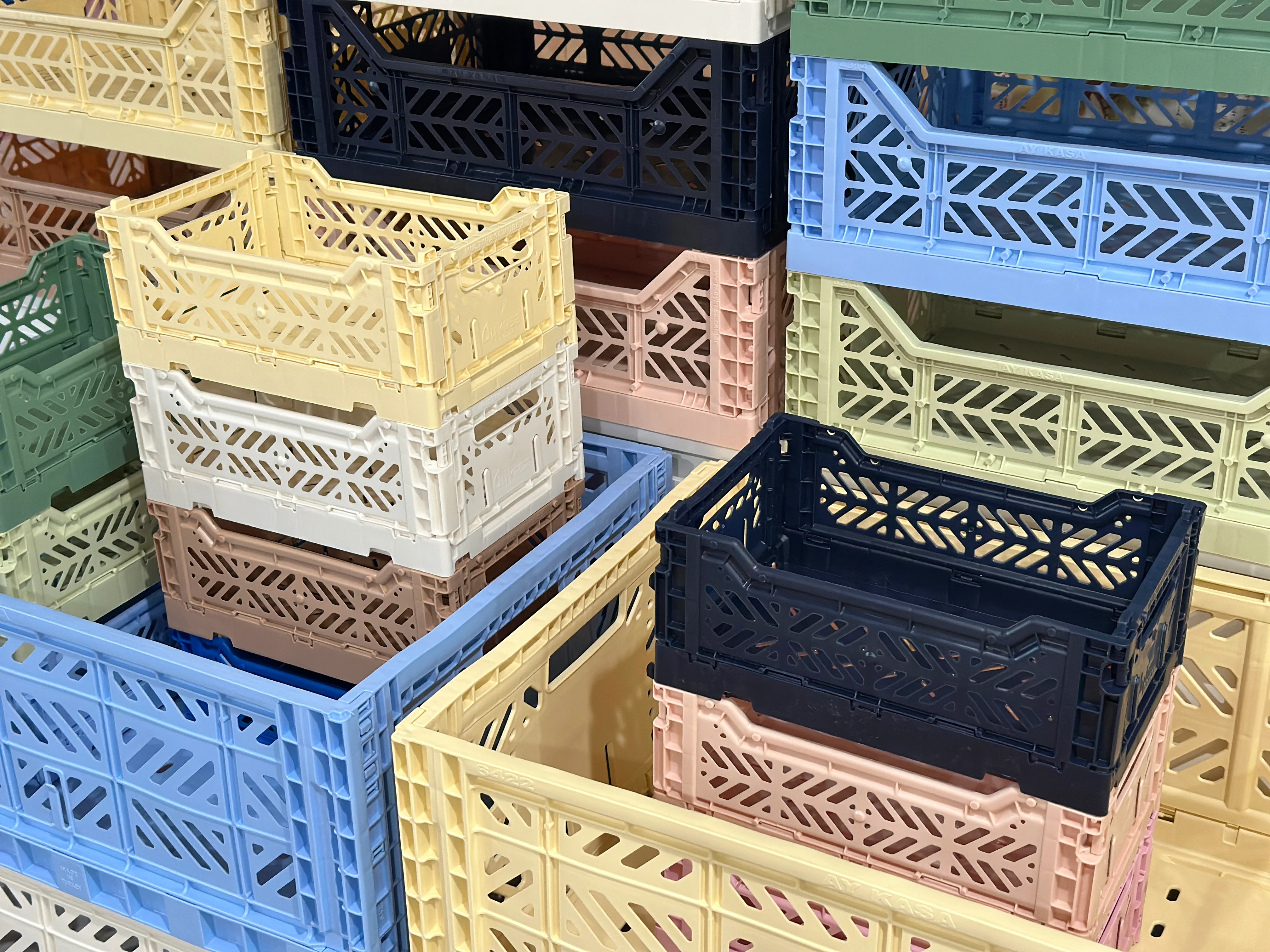 Folding Crates - Navy - Image 6