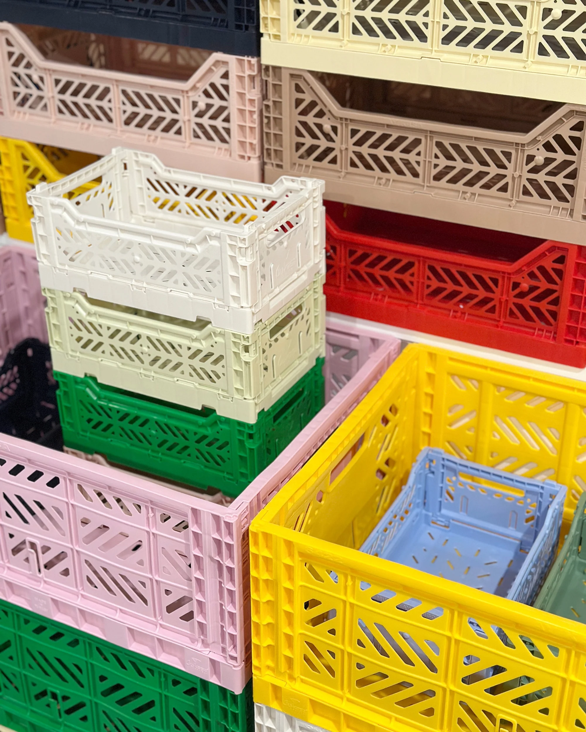 Folding Crates - Yellow - Image 5