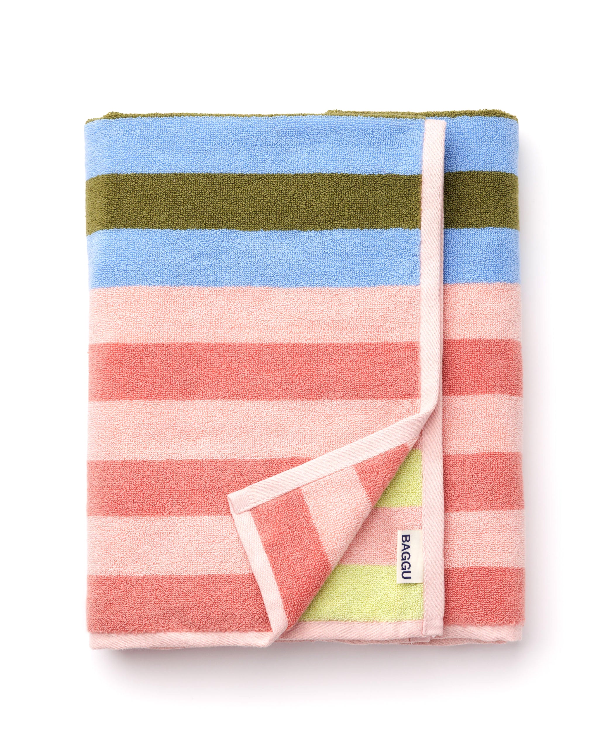 Bath Towel - Sherbet Stripe