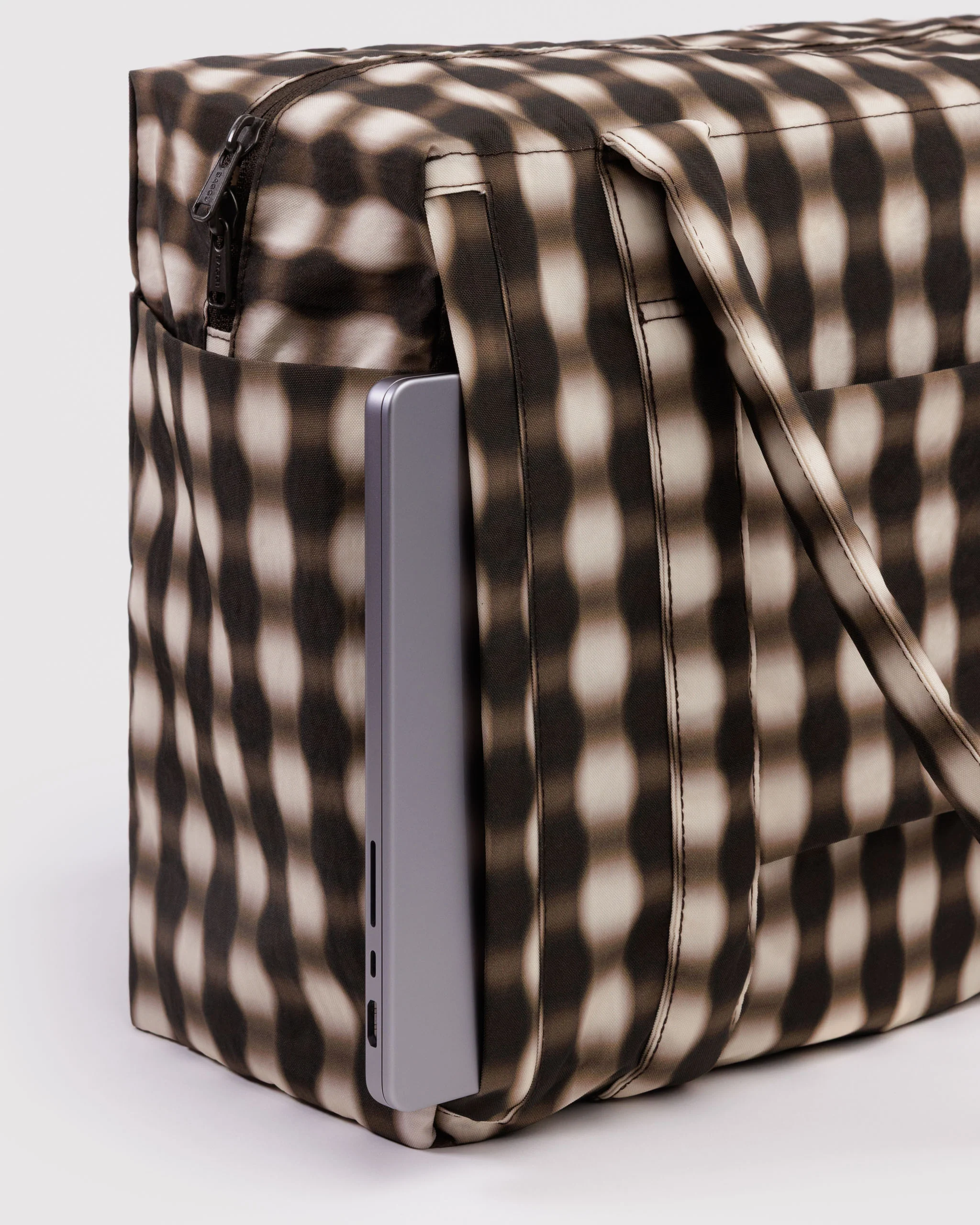 Cloud Carry-On Bags - Blurred Brown Gingham - Image 4