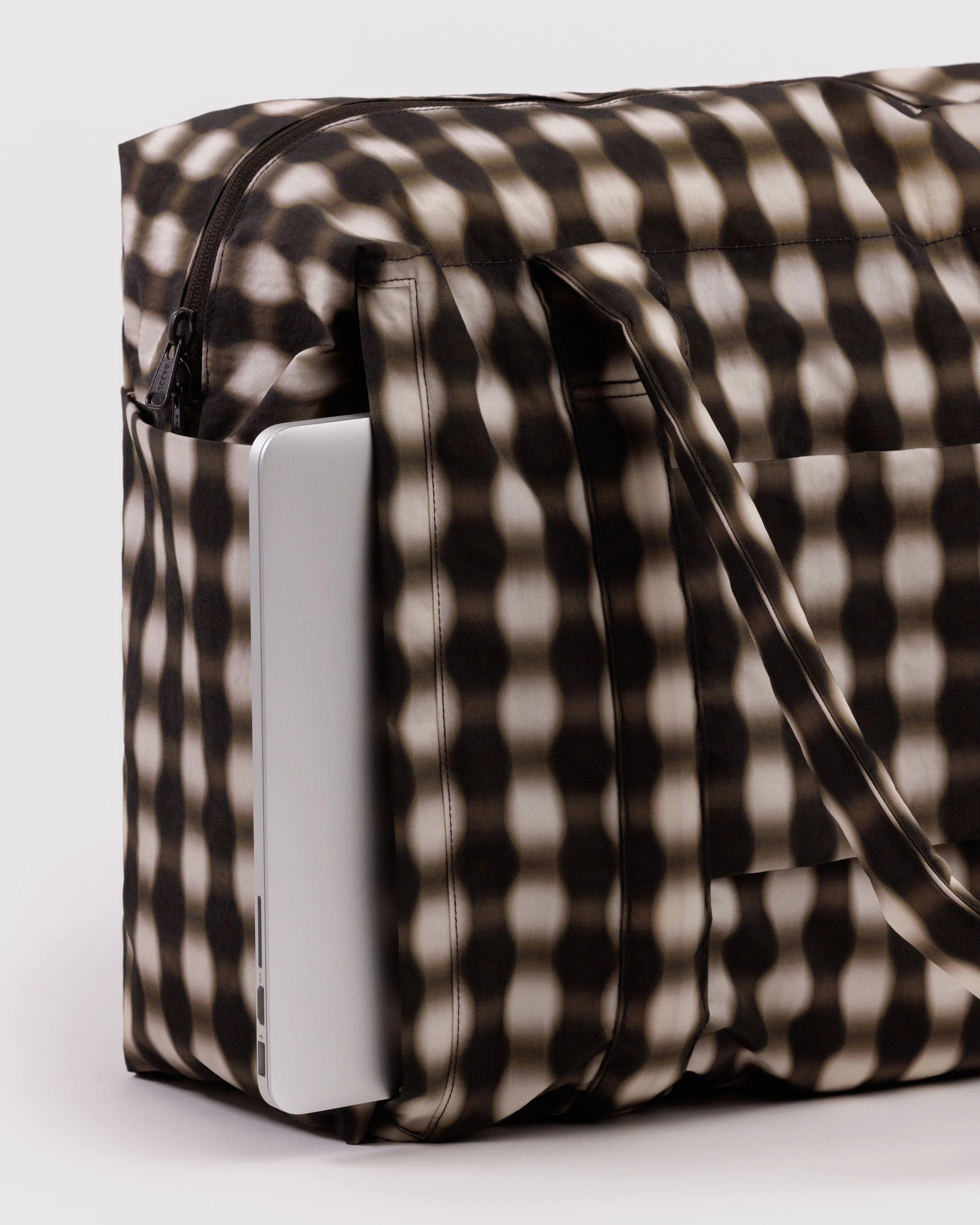 Cloud Carry-On Bags - Blurred Brown Gingham - Image 9
