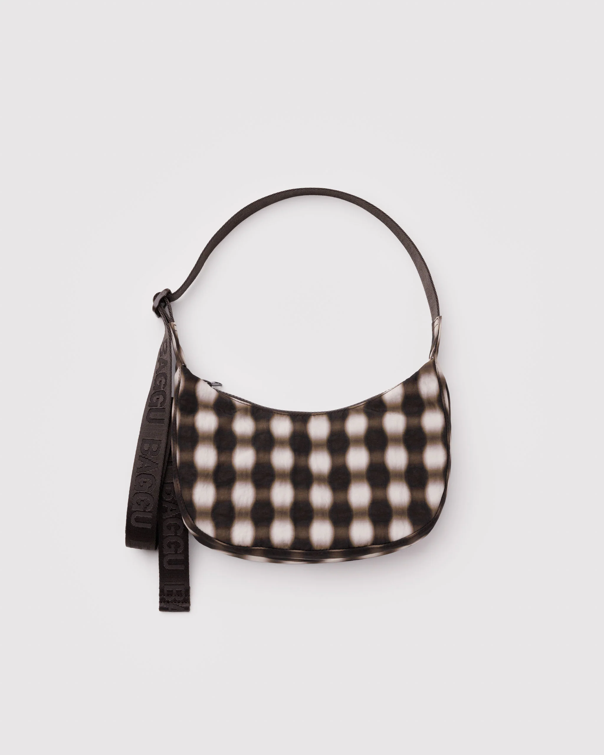 Crescent Bags - Blurred Brown Gingham - Image 3