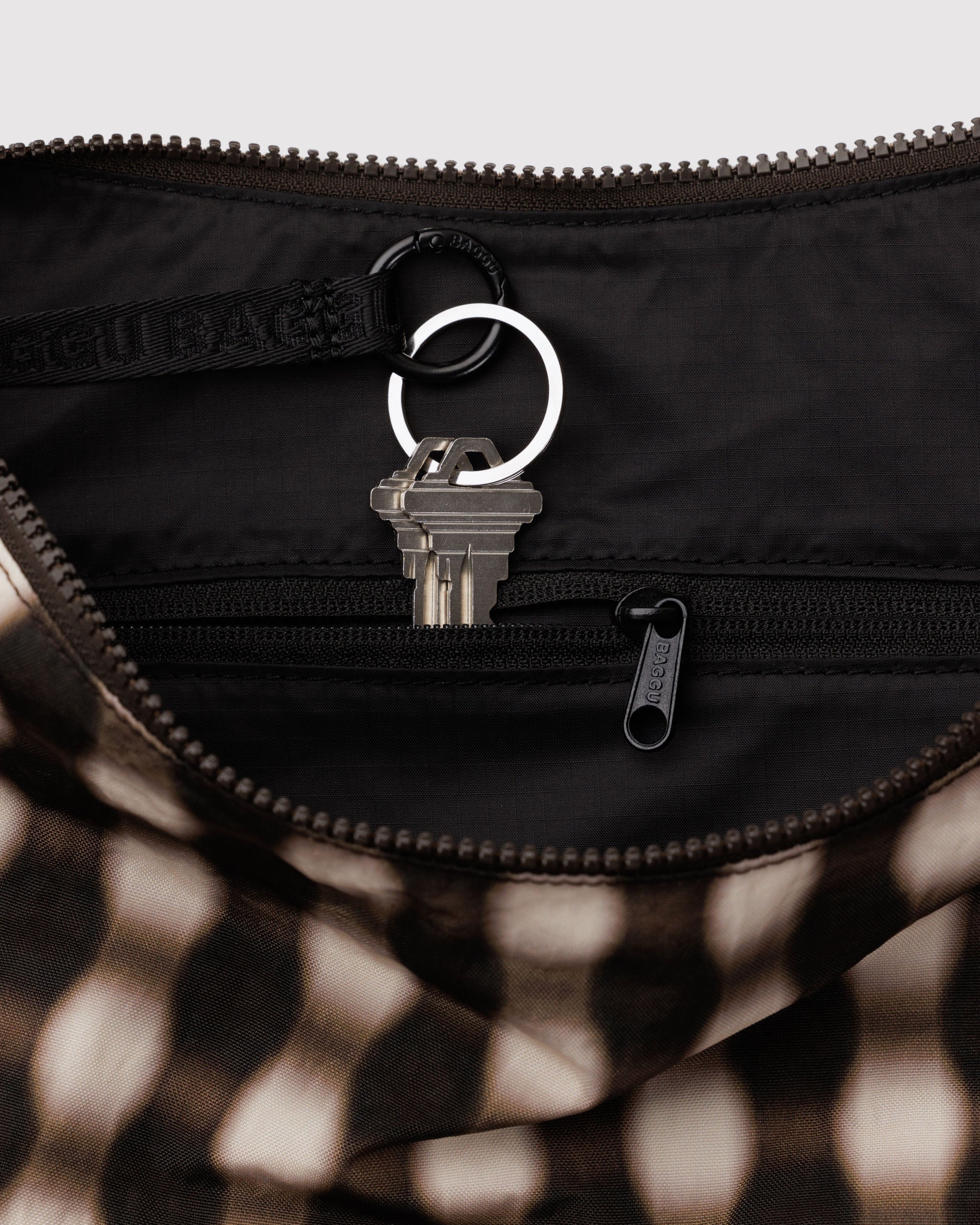 Crescent Bags - Blurred Brown Gingham - Image 6