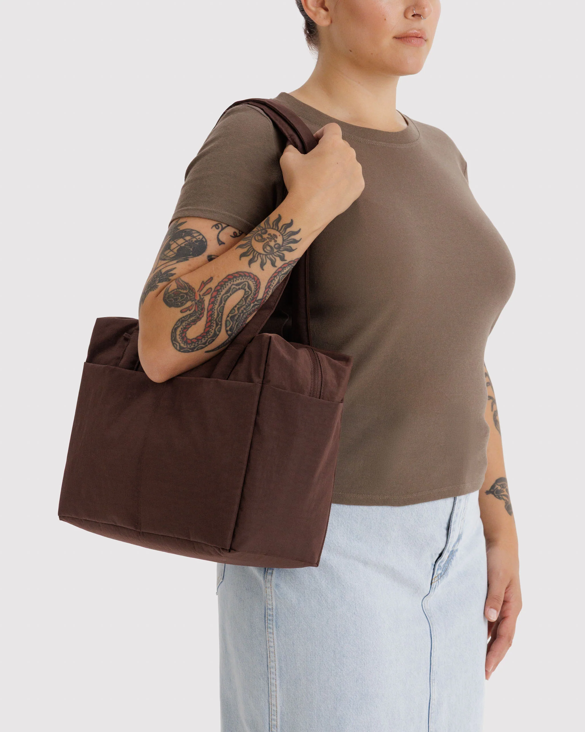 Everyday Cloud Bag - Coffee - Image 2