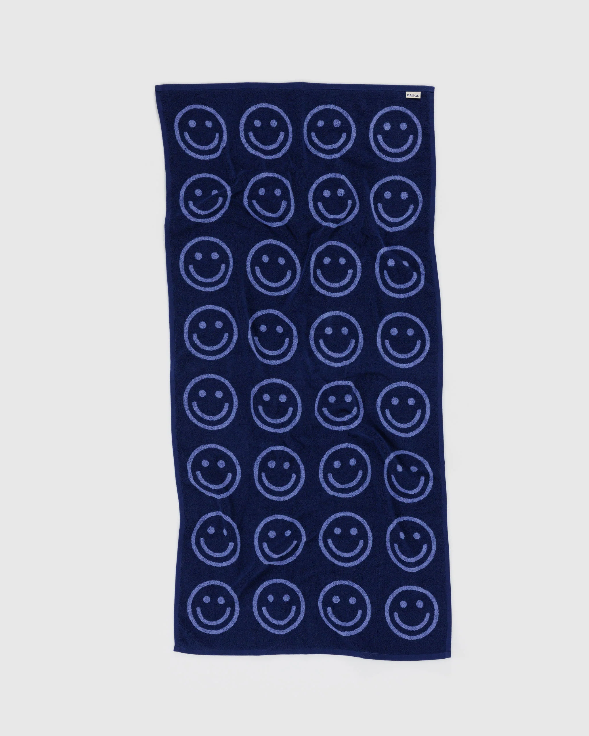 Happy Bath Towel - Blue - Image 3