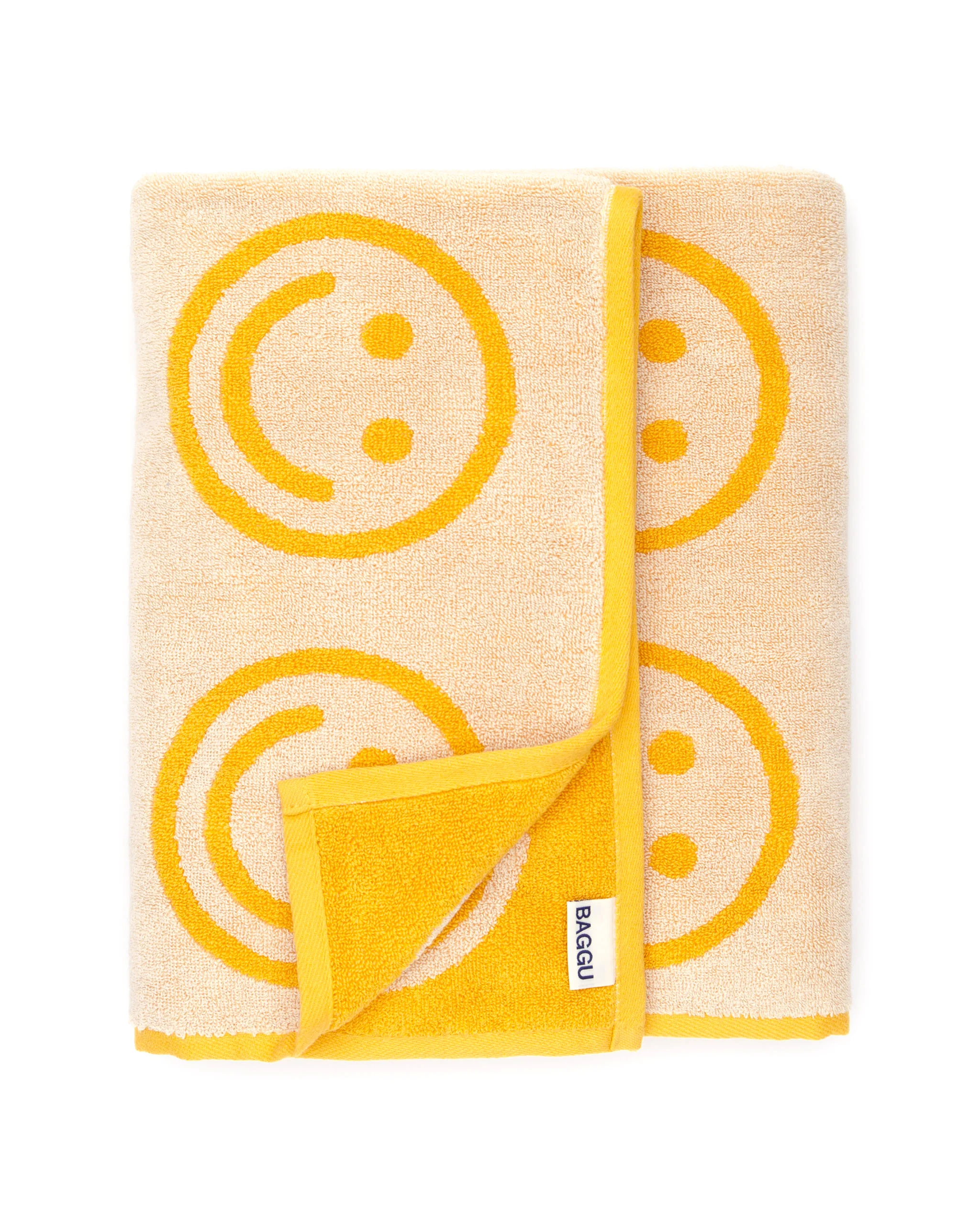 Happy Bath Towel - Marigold