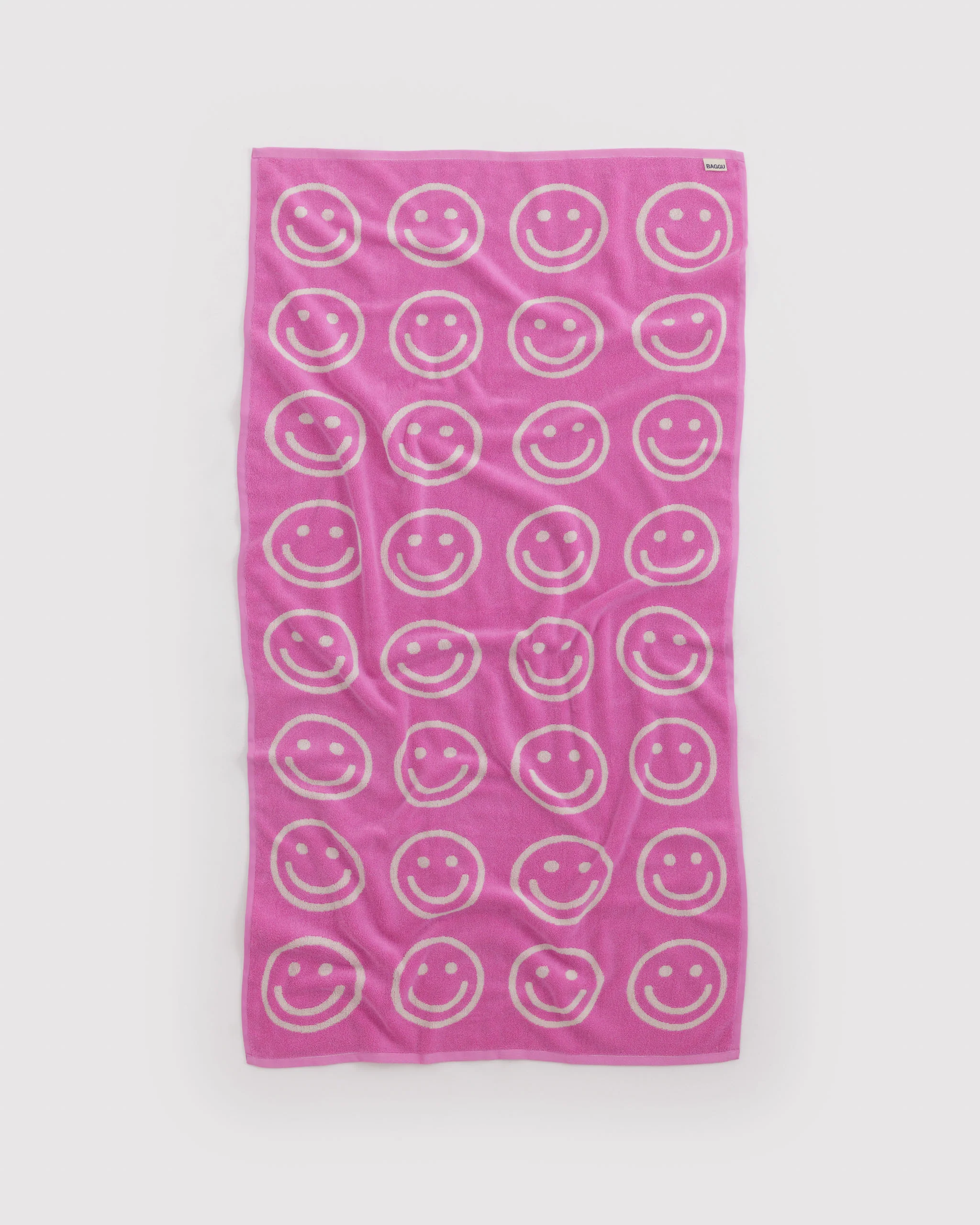Happy Bath Towel - Pink - Image 2