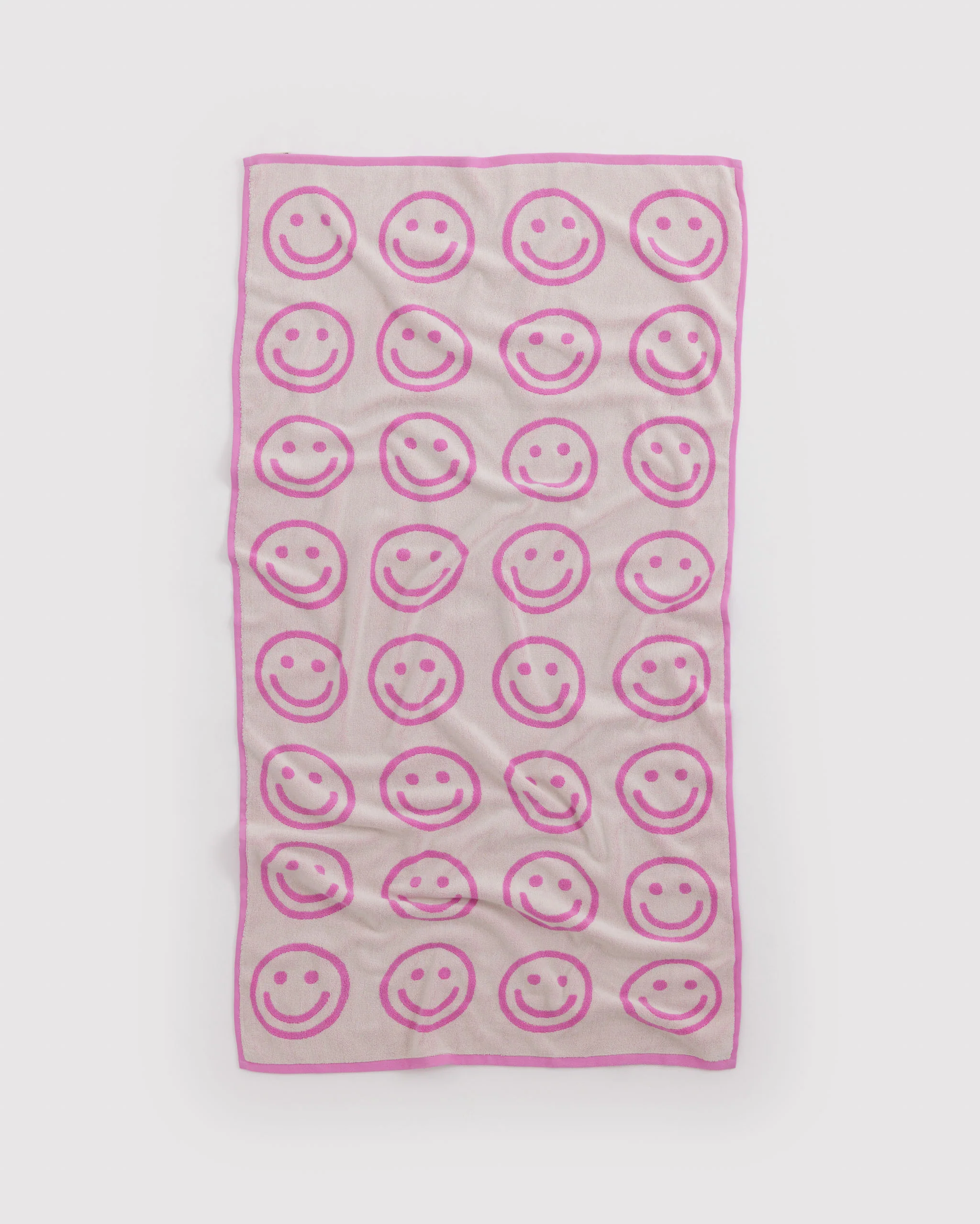 Happy Bath Towel - Pink - Image 3