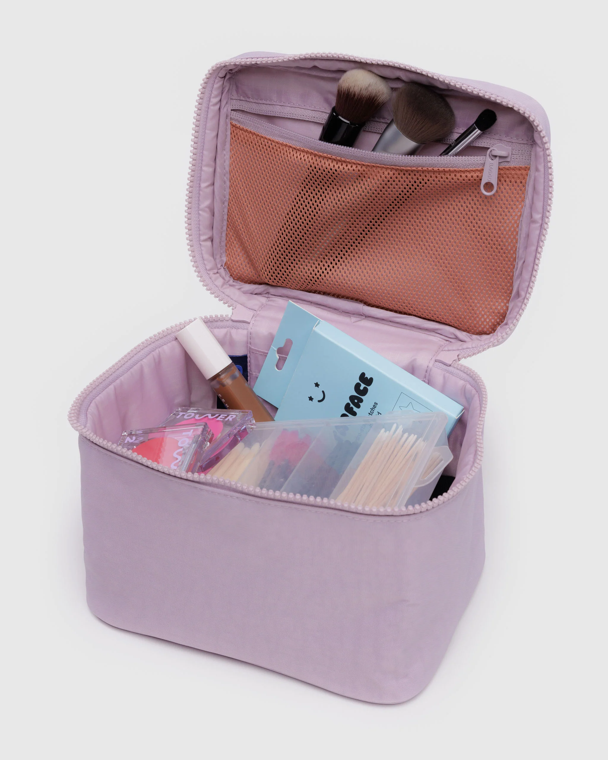 Large Cosmetic Case - Dusty Pink - Image 2