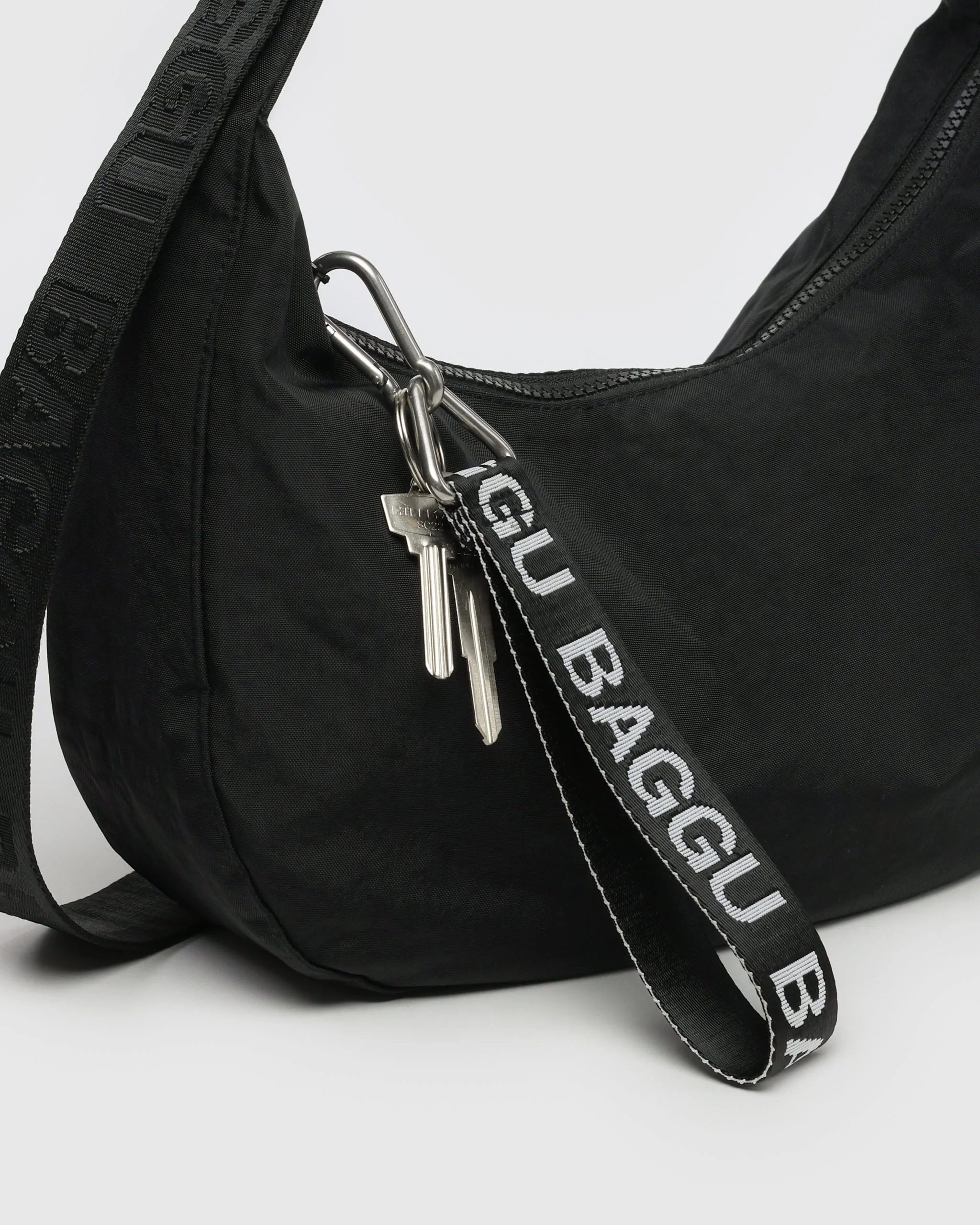 Logo Keychain - Black & White - Image 3