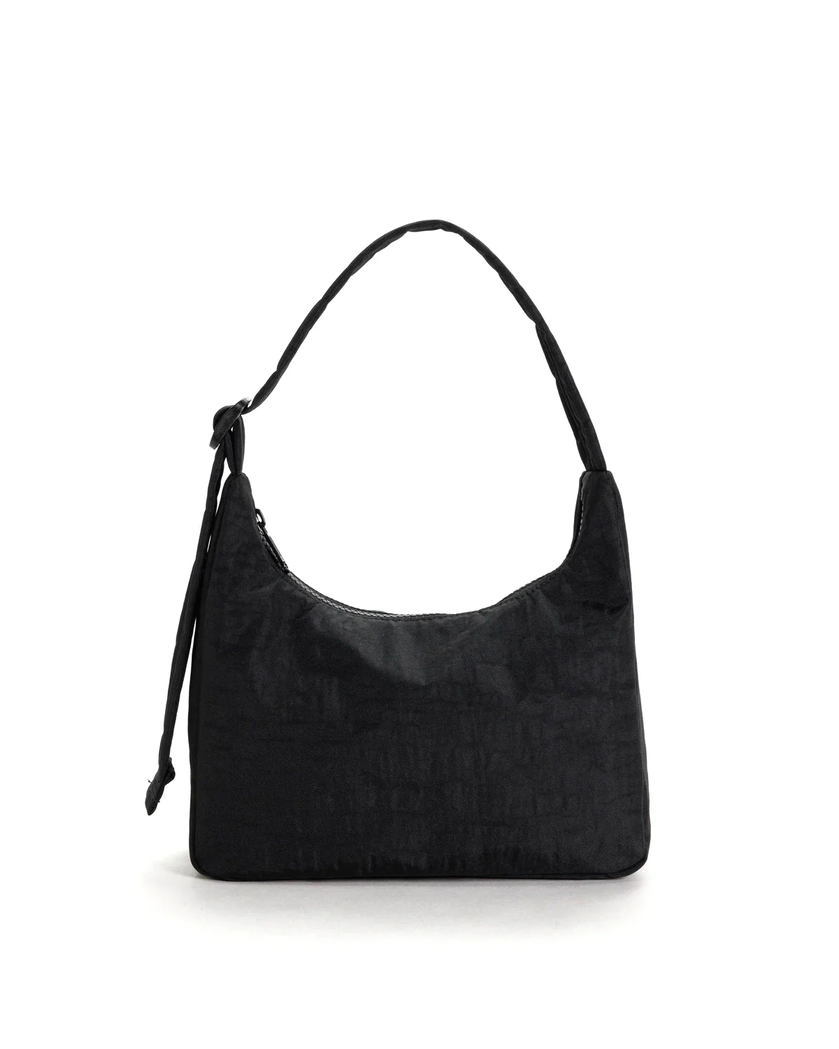 Mini Nylon Shoulder Bag - Black