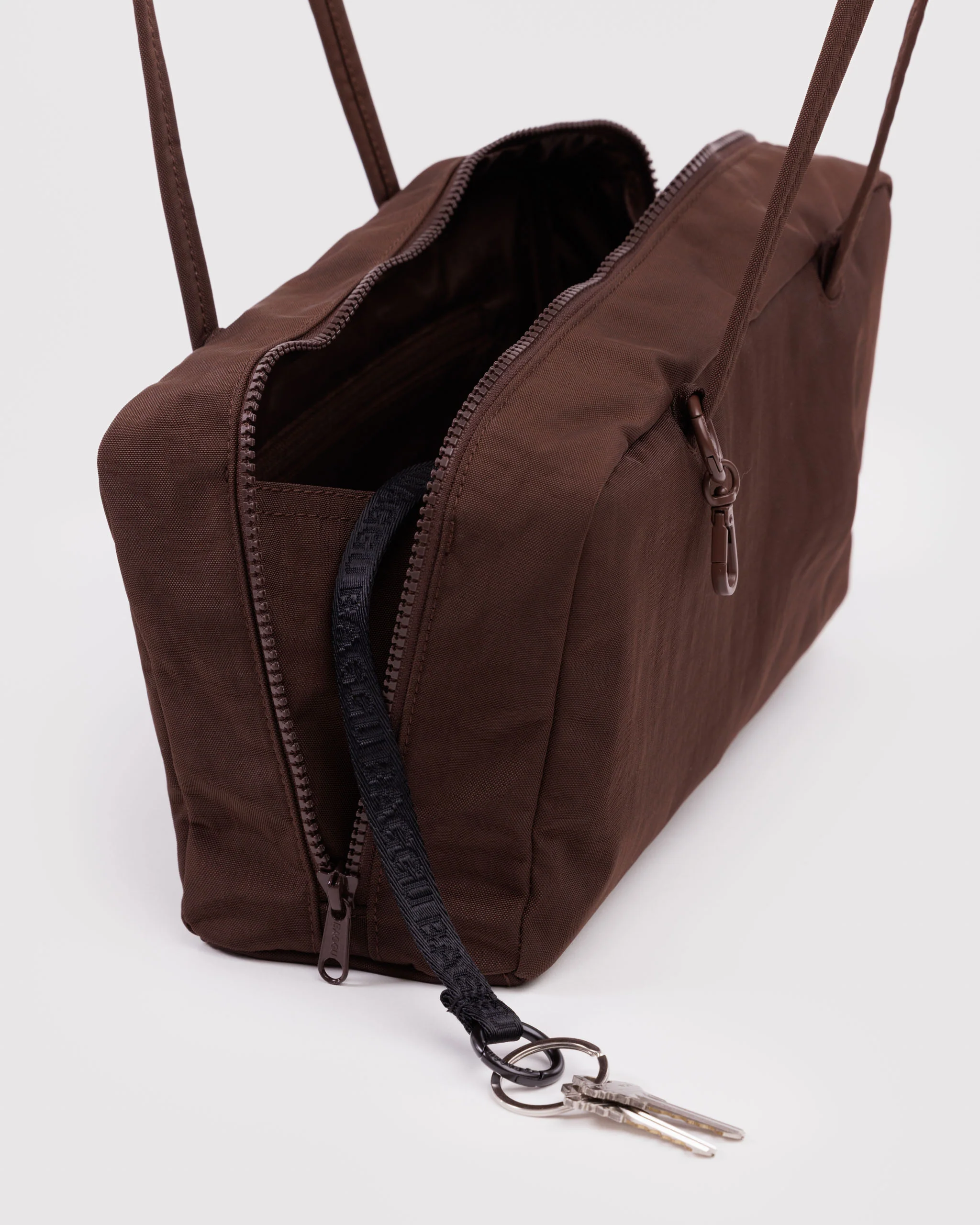 Nylon Bowler Bags - Coffee - Image 4
