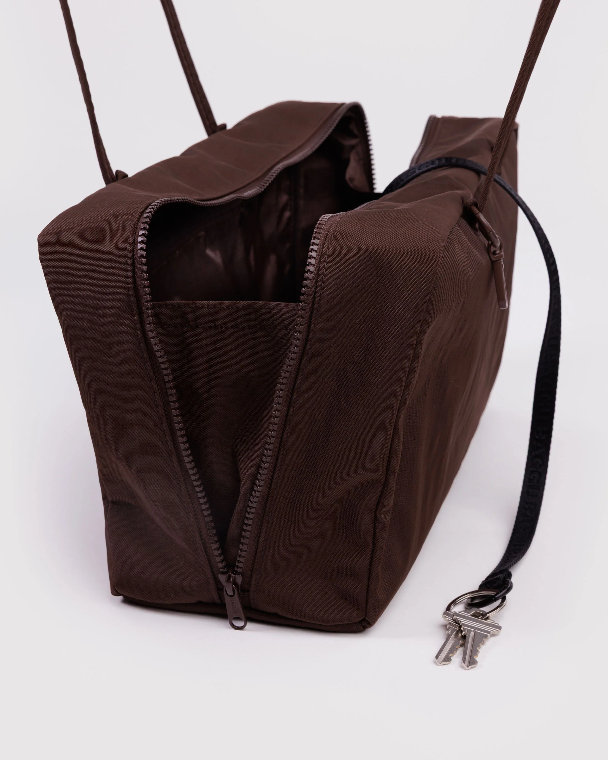 Nylon Bowler Bags - Coffee - Image 8