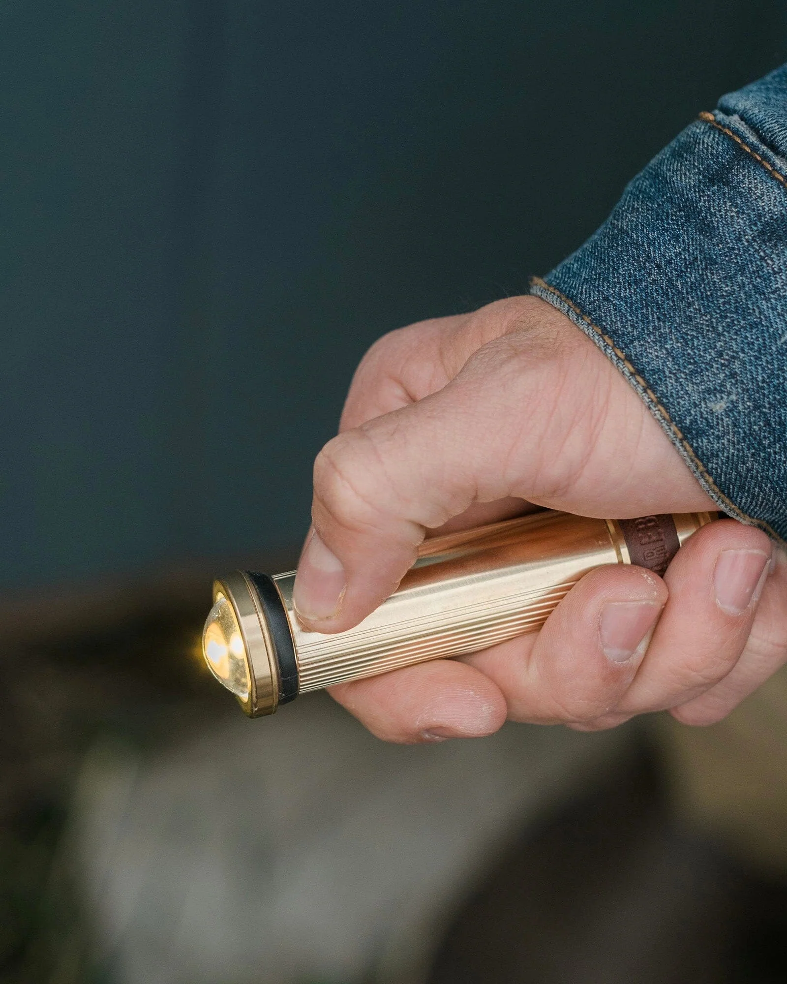 Mini Brass Flashlight - Image 2