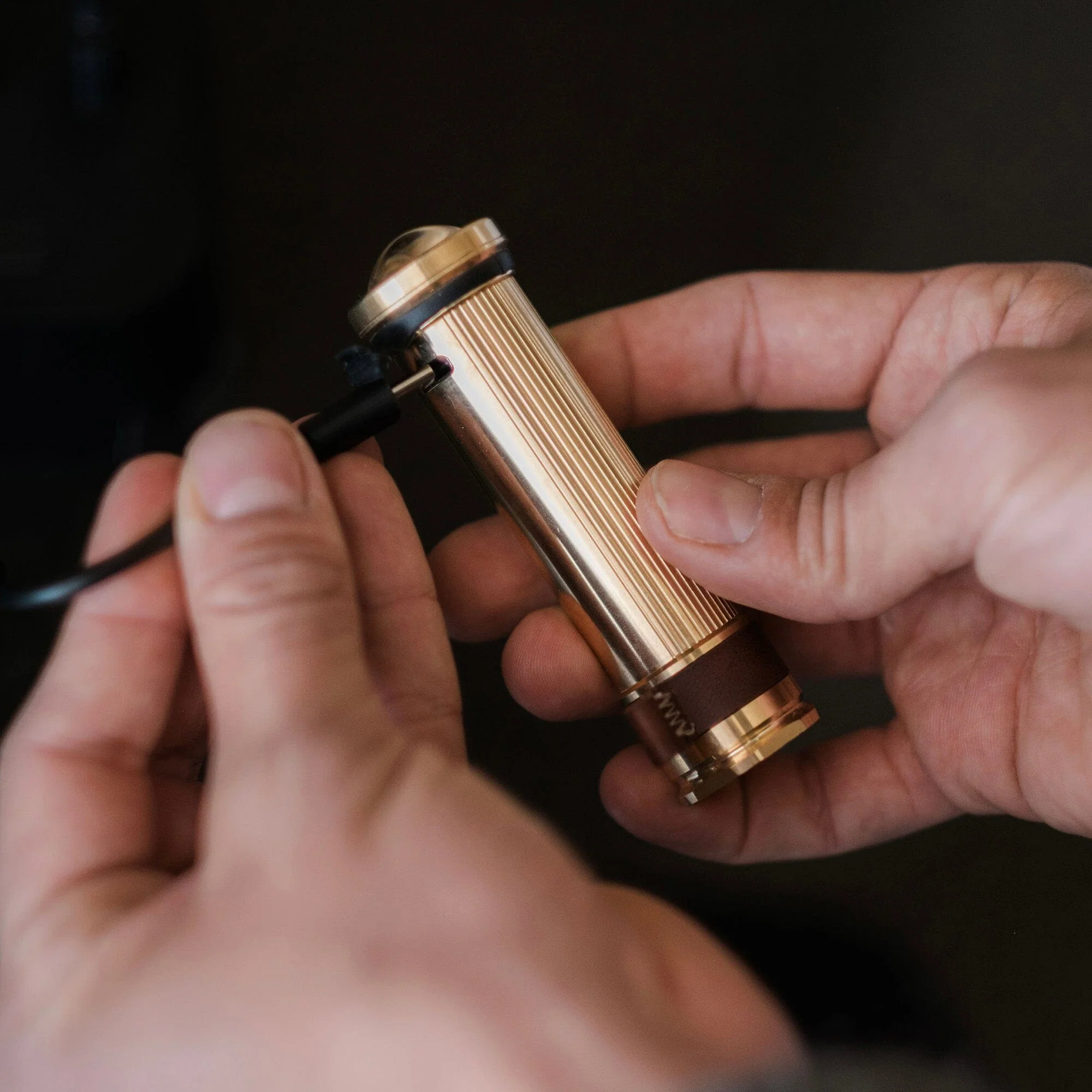 Mini Brass Flashlight - Image 6