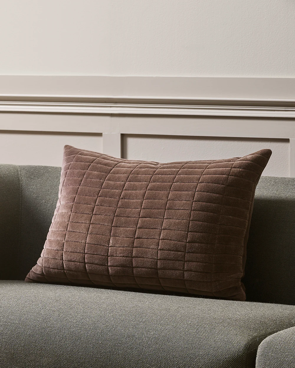 Turner Cushion Cover - Chocolate - Image 3