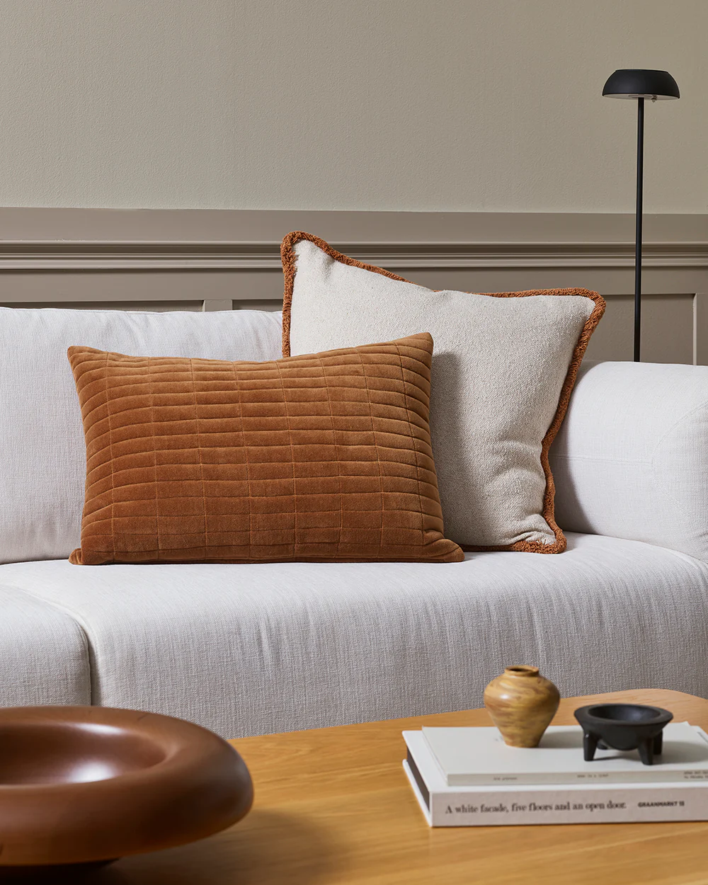Turner Cushion Cover - Tobacco - Image 2