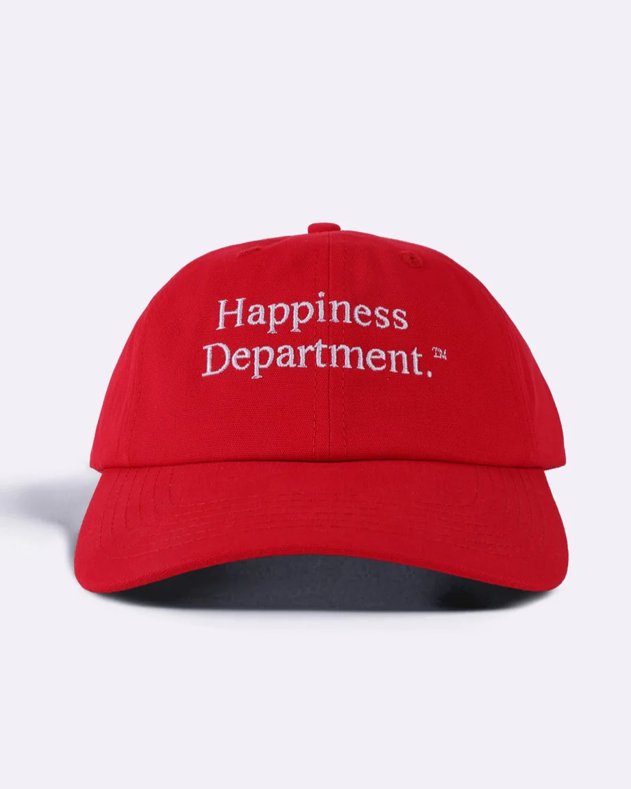 Happiness Department Cap - Red
