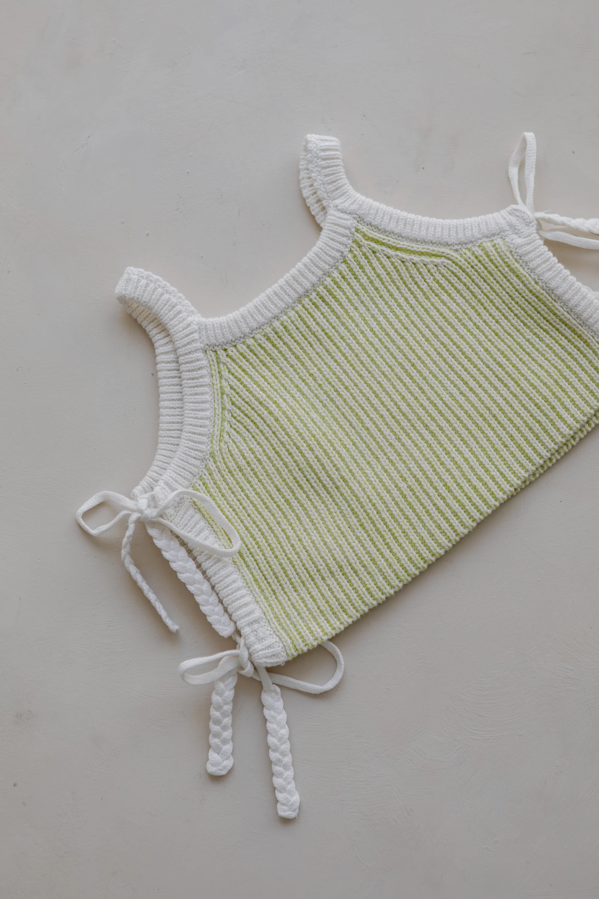 Braid Tie Crop Top - Zest - Image 3
