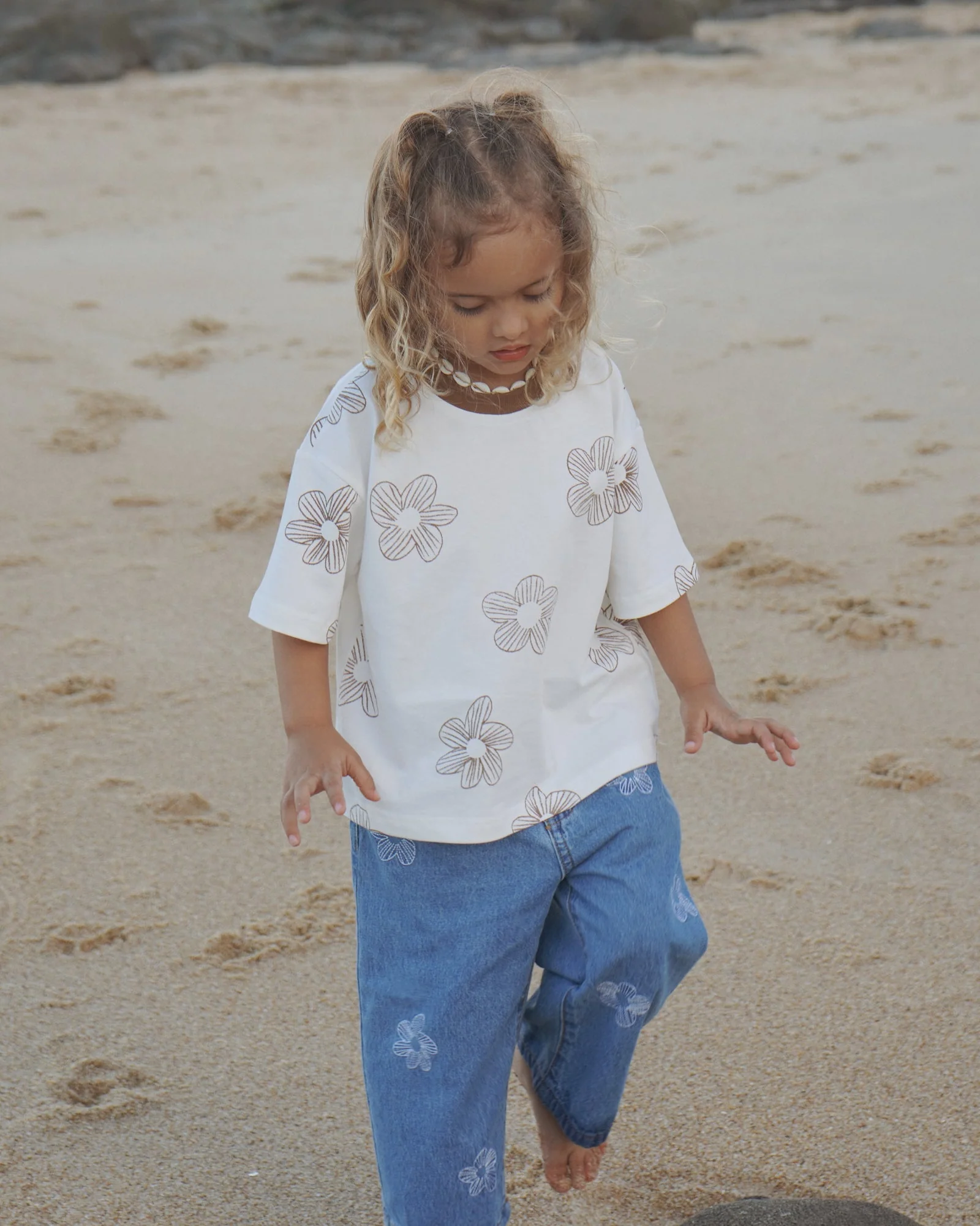 Denim Flower Jeans - Image 2