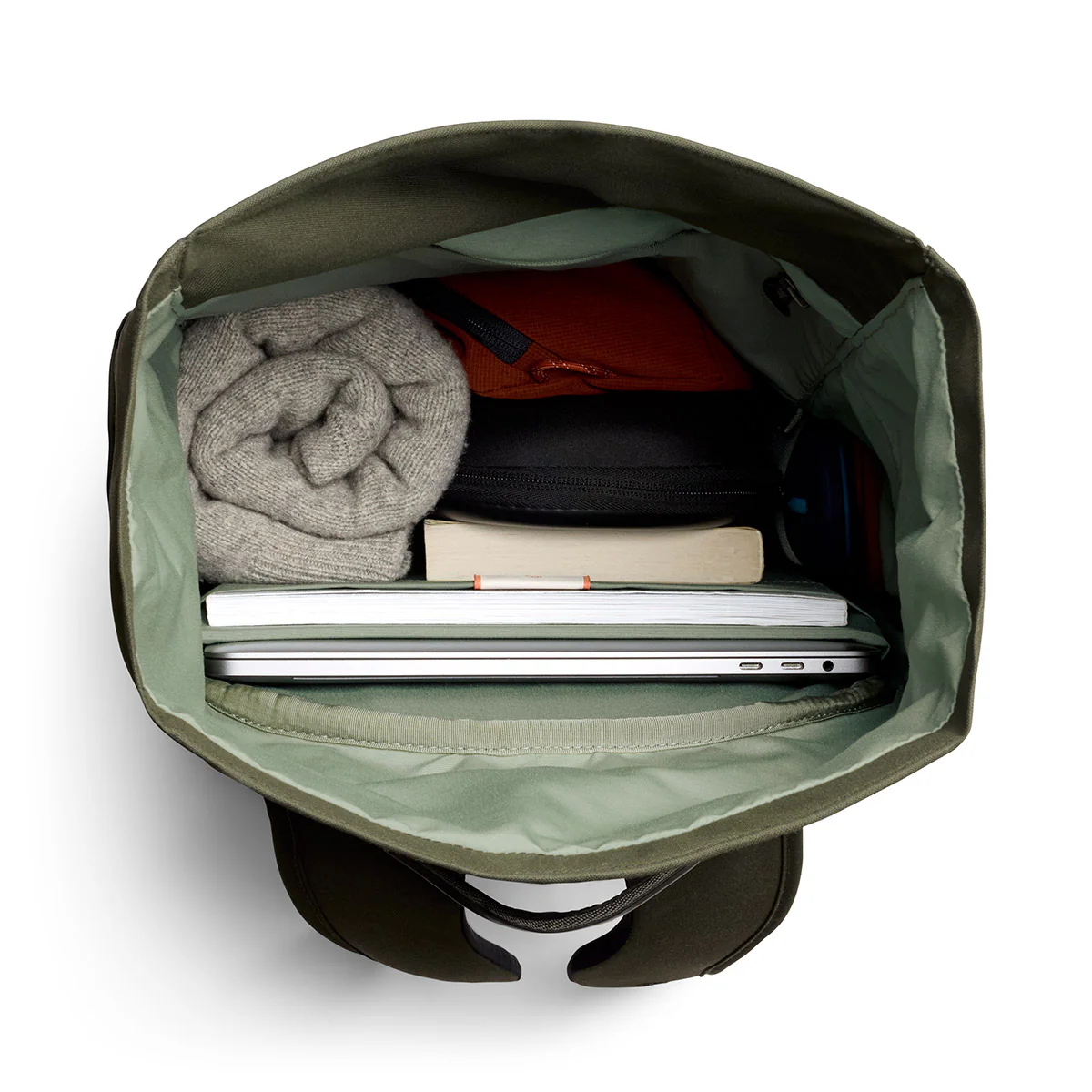 Classic Rolltop Backpack - Olive - Image 13
