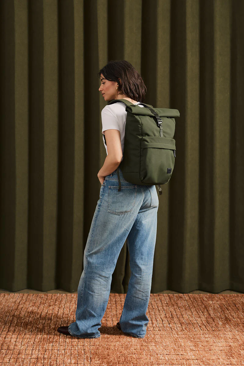 Classic Rolltop Backpack - Olive - Image 4