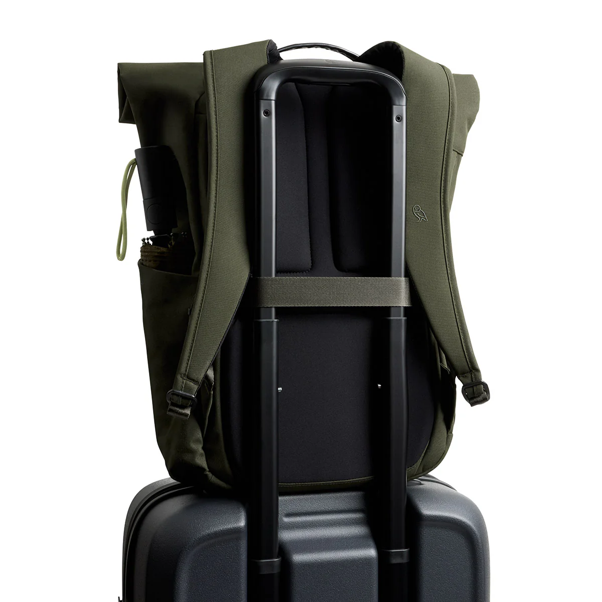 Classic Rolltop Backpack - Olive - Image 9