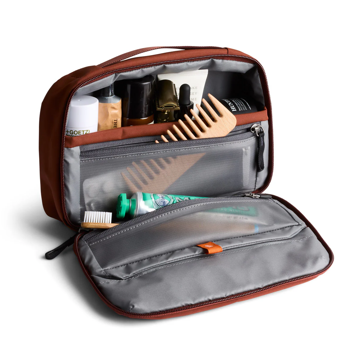 Hanging Toiletry Kit - Clay - Image 3