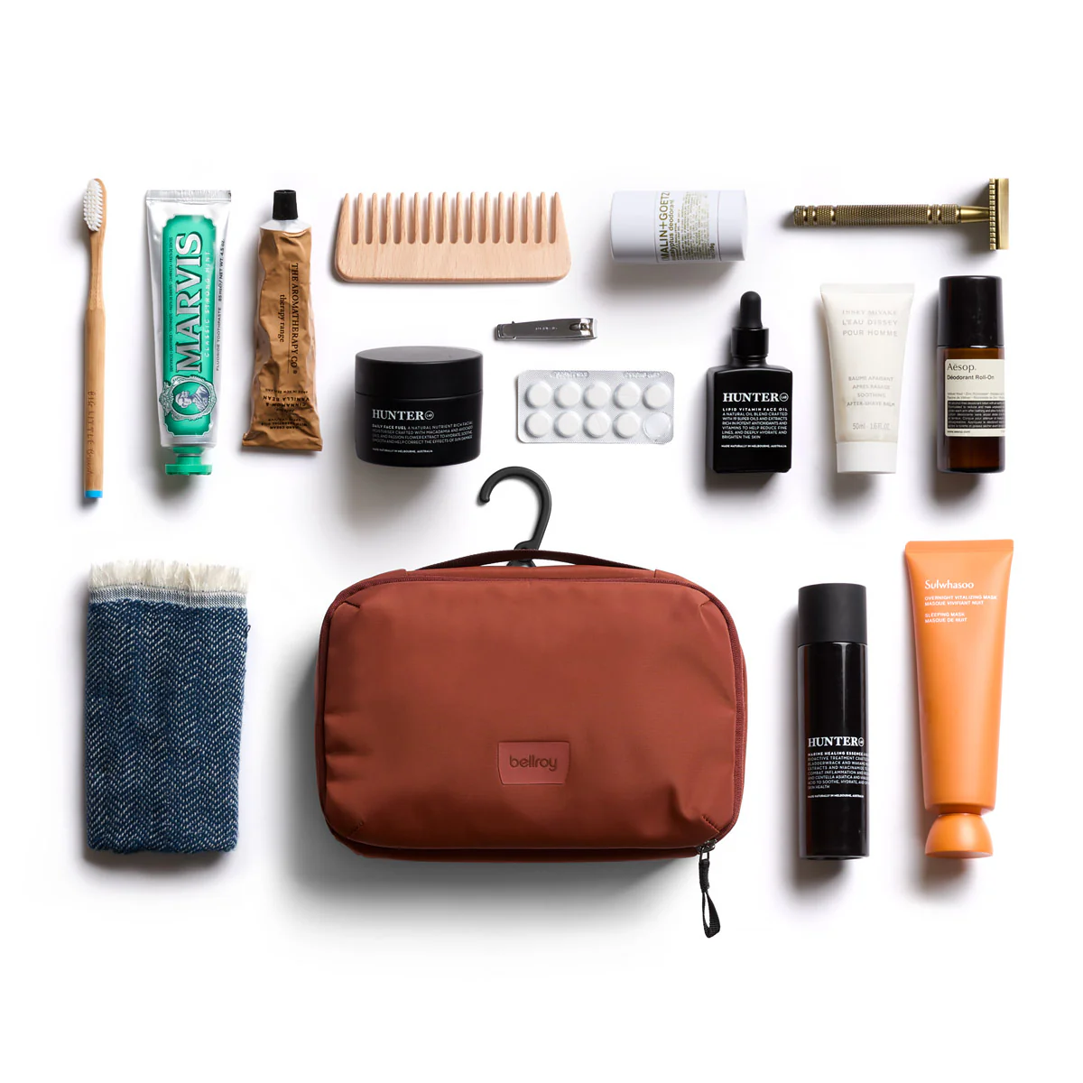 Hanging Toiletry Kit - Clay - Image 7