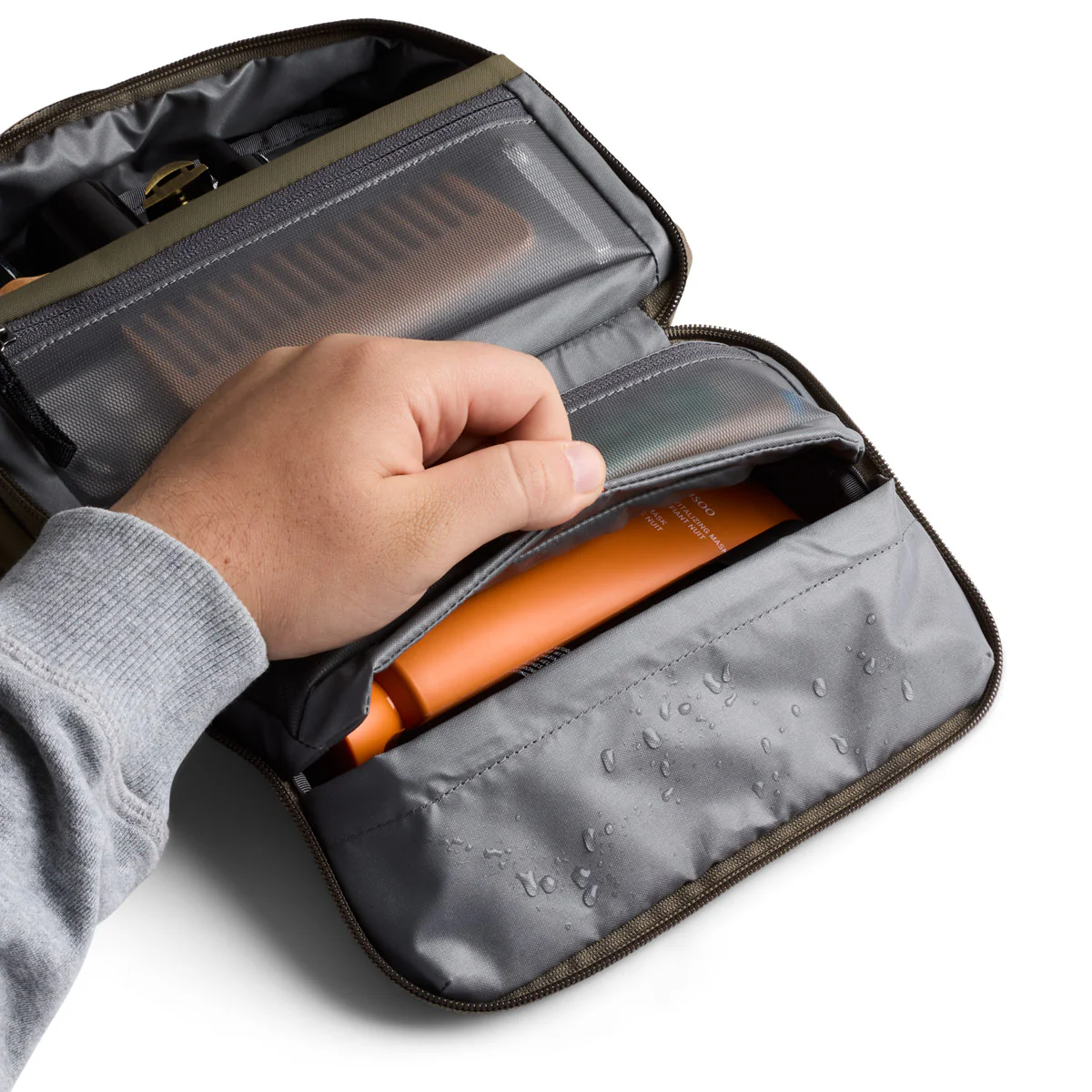 Hanging Toiletry Kit - Sea Kelp - Image 4