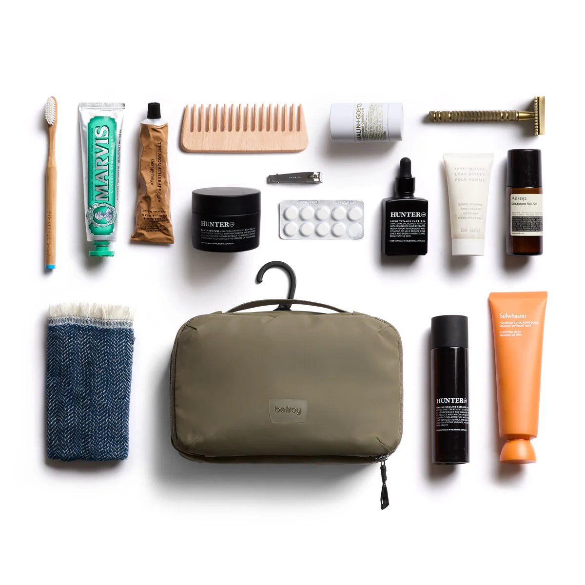 Hanging Toiletry Kit - Sea Kelp - Image 7