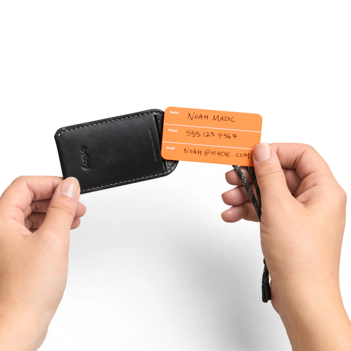 Luggage Tag - Black - Image 3