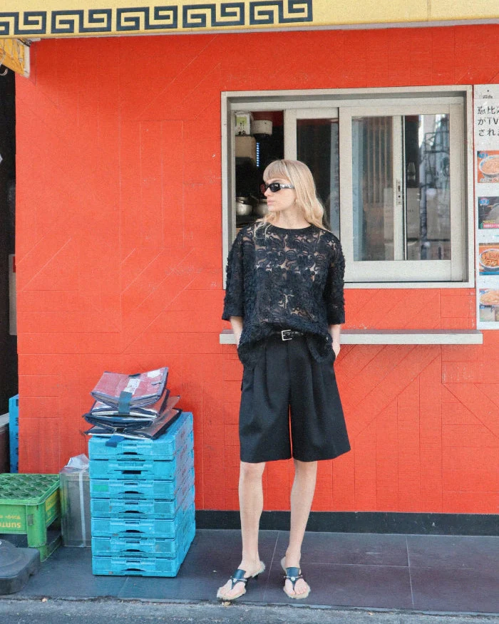 Delmare Top - Black - Image 3