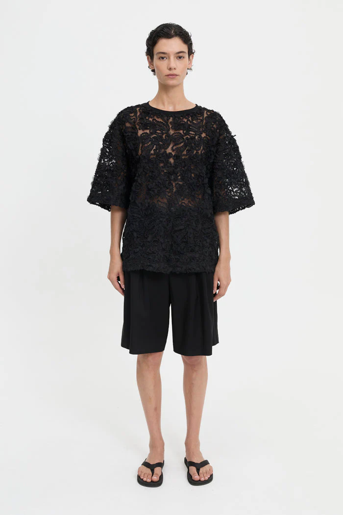 Delmare Top - Black - Image 5