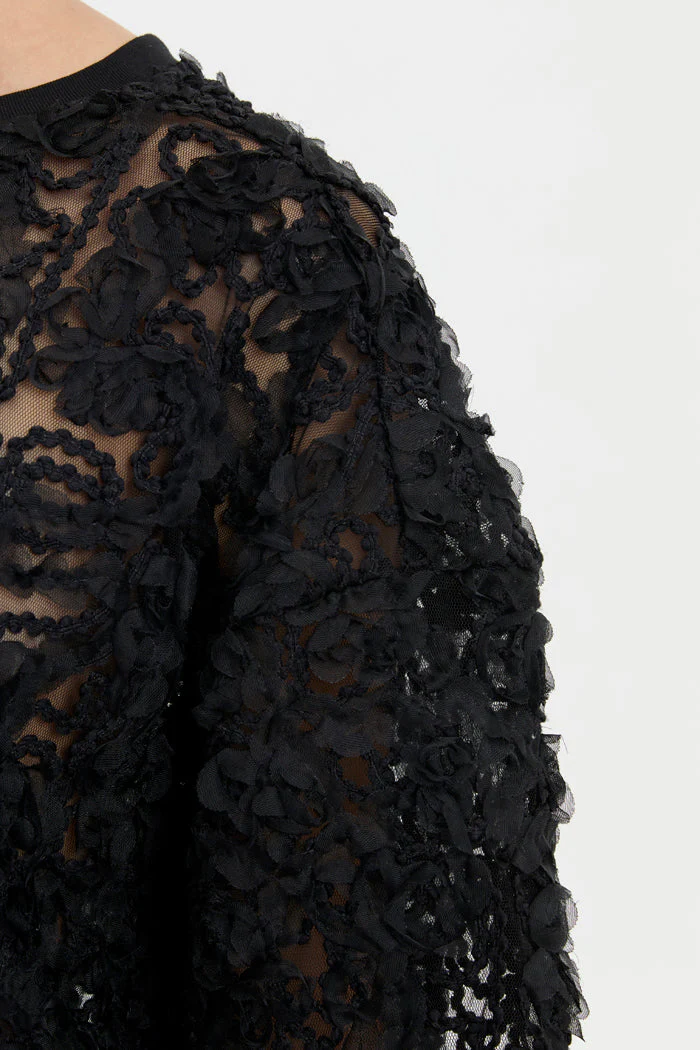 Delmare Top - Black - Image 8