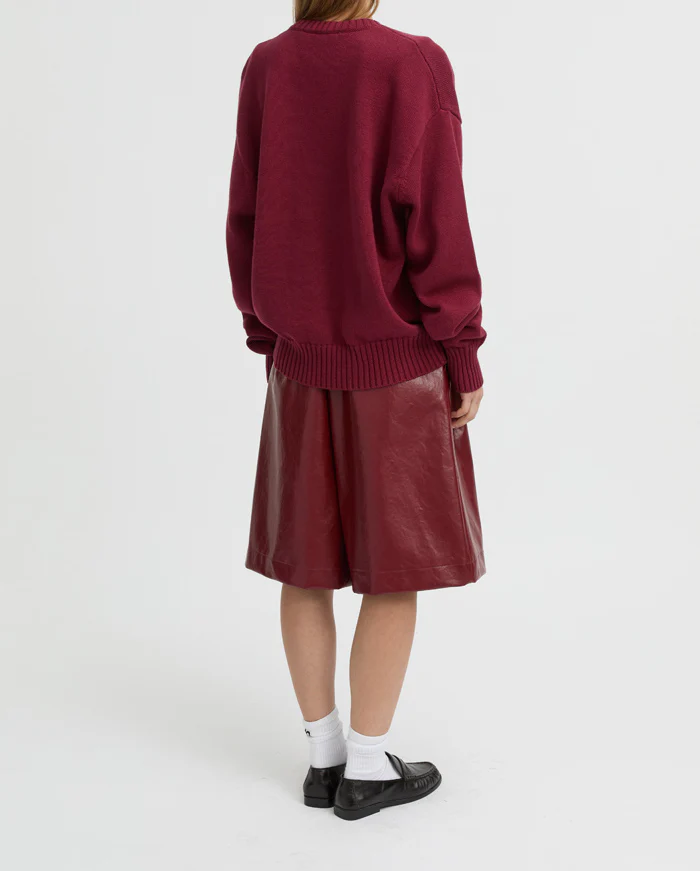 Elowen Sweater - Burgundy - Image 4