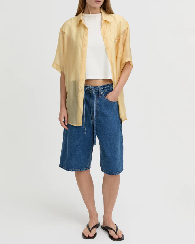 Tamsin Denim Tie Shorts