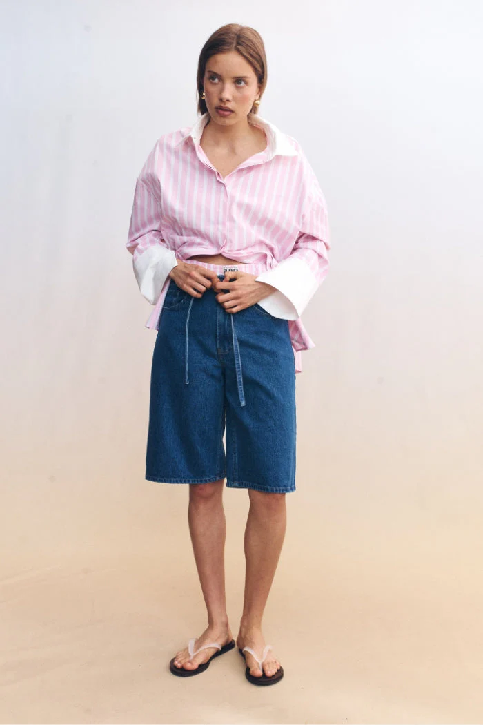 Tamsin Denim Tie Shorts - Image 2