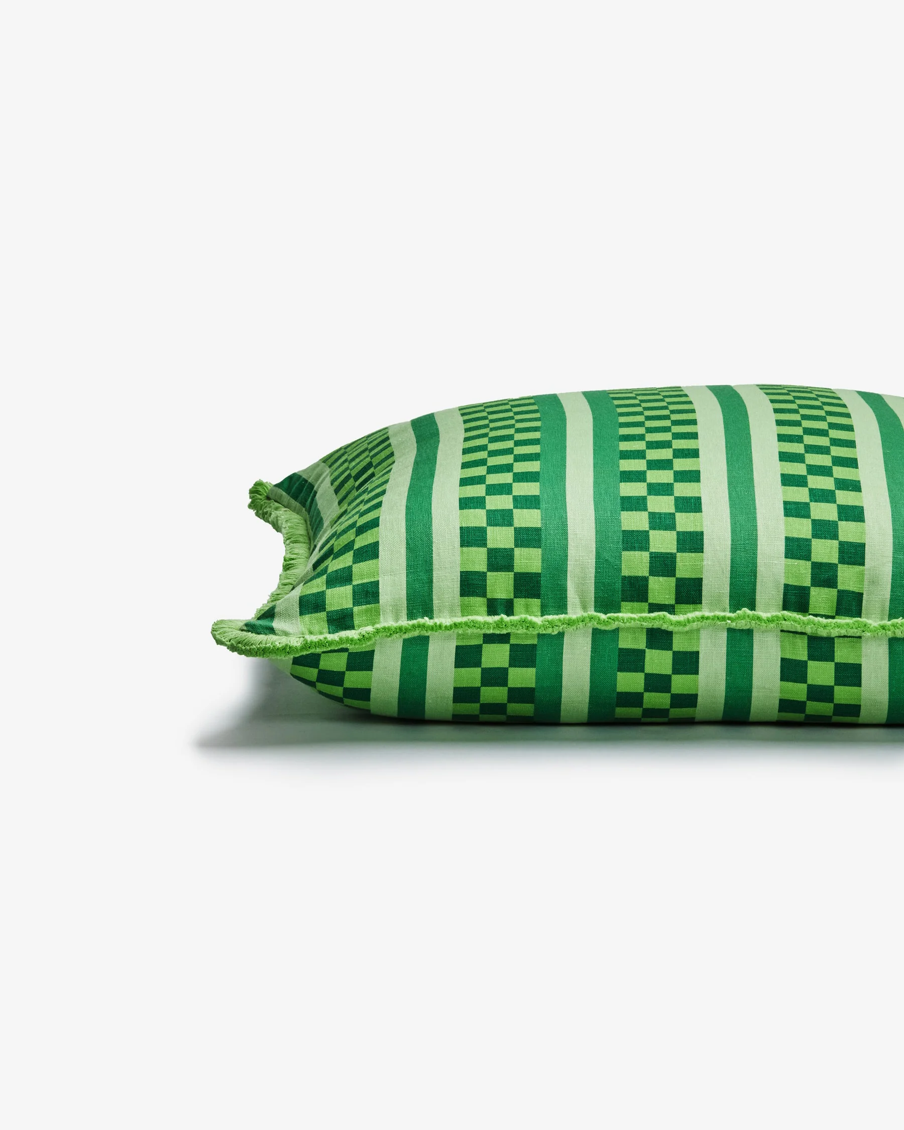 Marco Tile Cushion Cover - Green - Image 5