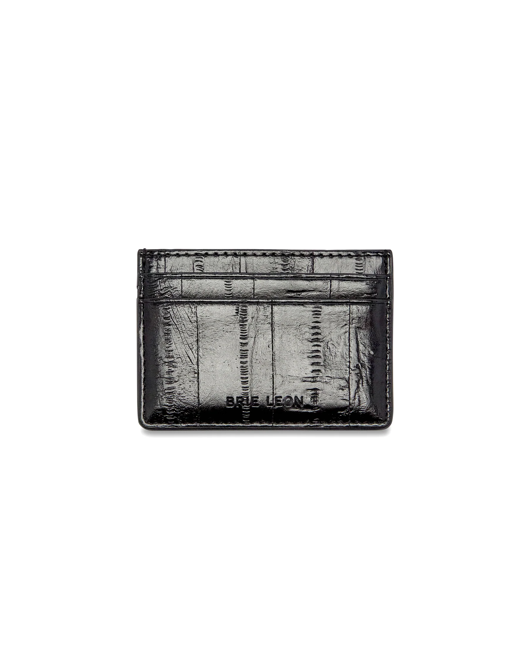 Adie Leather Card Sleeve - Ink